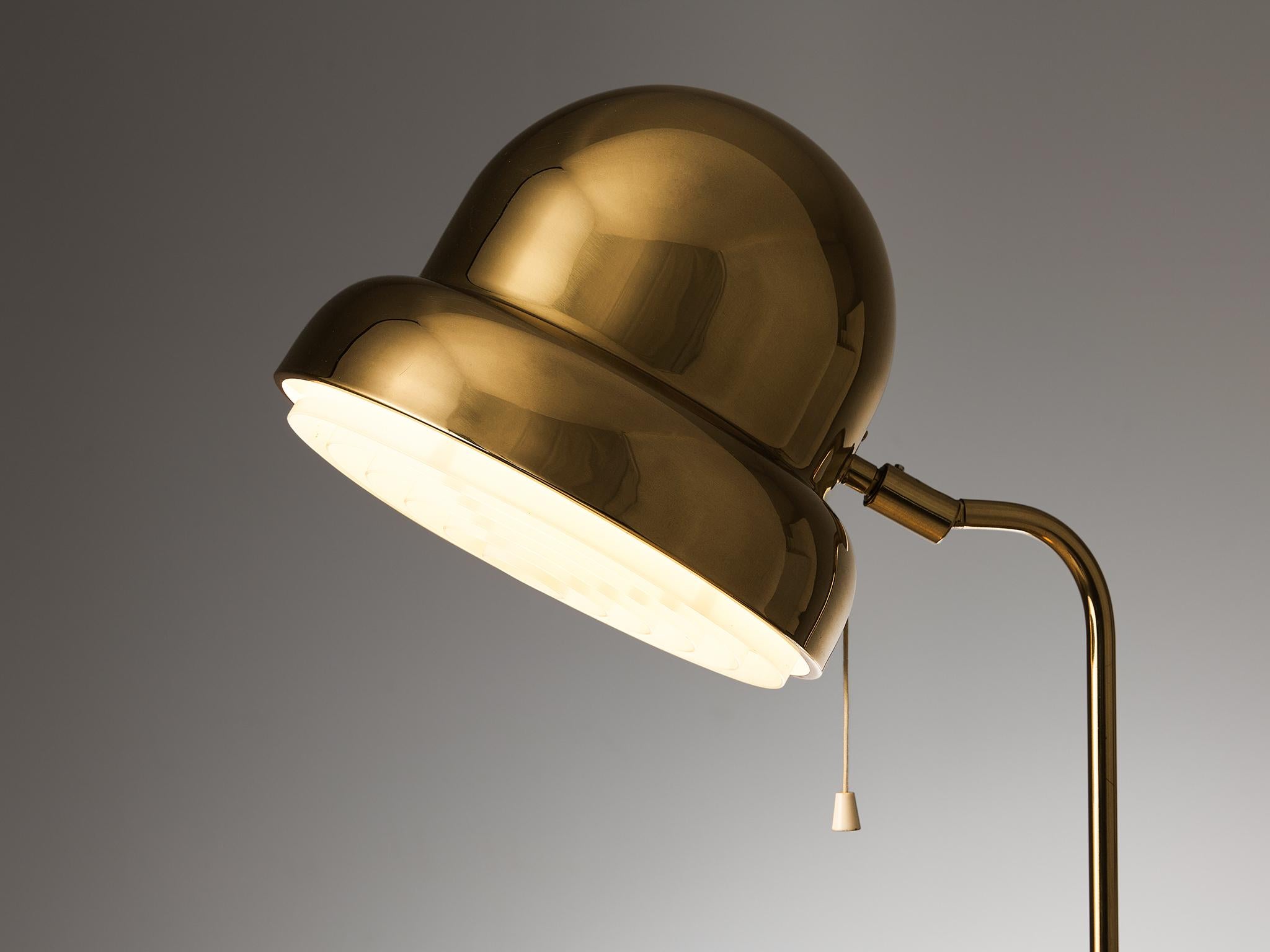 Bergboms Swedish Desk Lamp in Brass In Good Condition In Waalwijk, NL