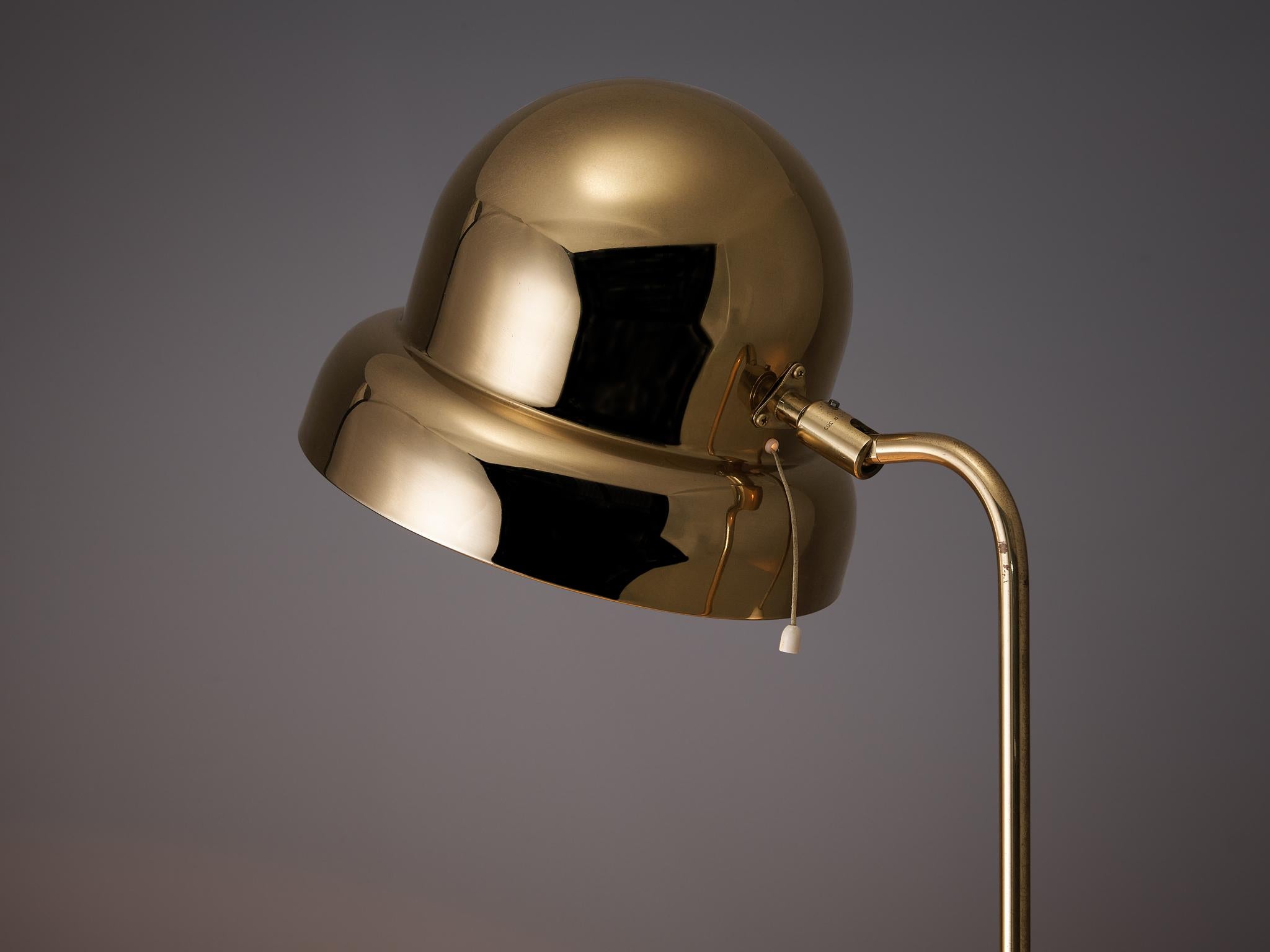 Mid-Century Modern Bergboms Swedish Desk Lamps in Brass