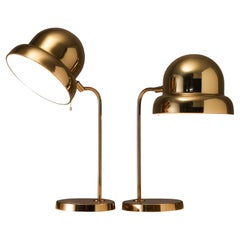 Bergboms Swedish Desk Lamps in Brass