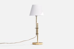 Bergboms, Table Lamp, Brass, Sweden, 1980s