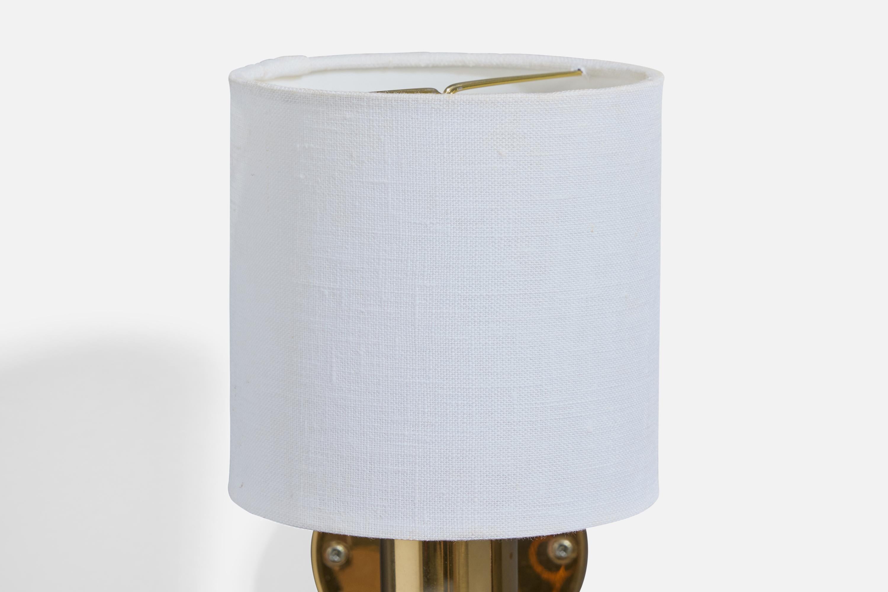 Bergboms, Lampada da parete, Ottone, Fabrice, Svezia, anni '1970 in vendita 2