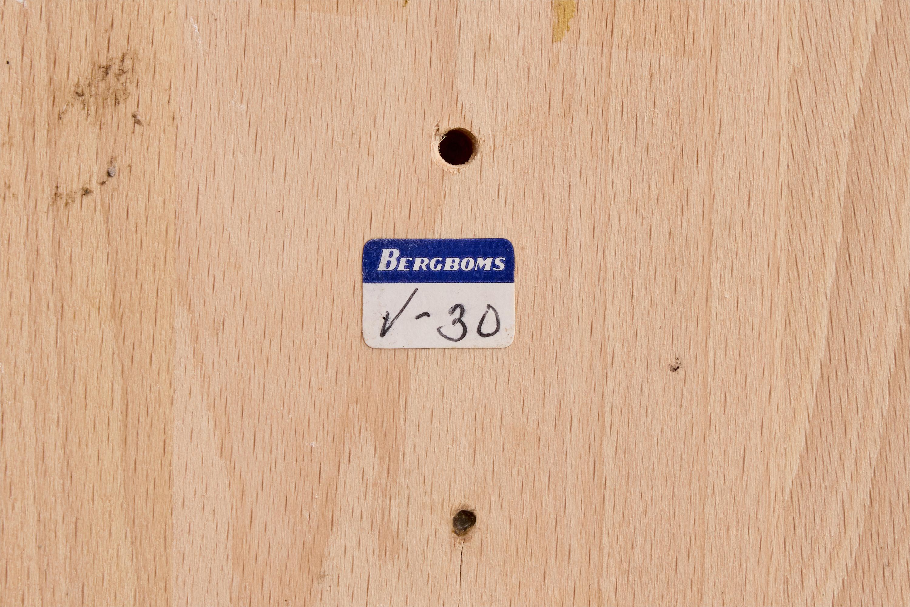 Bergboms, Aplique, Madera, Papel, Suecia, 1970s en venta 3
