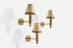 Bergboms, Apliques, Latón, Carrizo, Suecia, Años 70