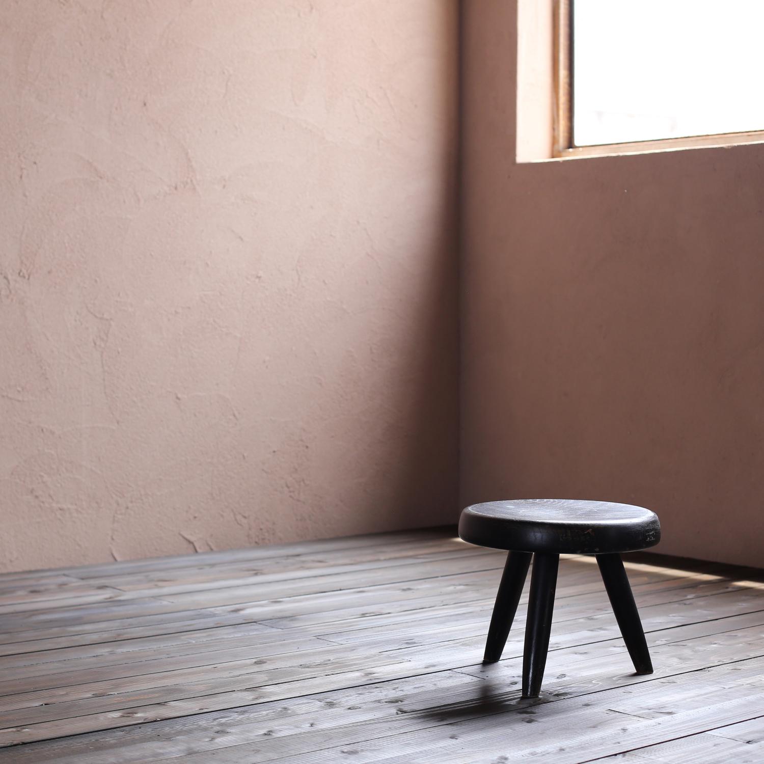 Mid-Century Modern Berger Stool by Charlotte Perriand