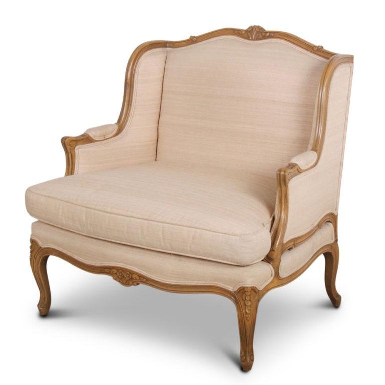 Bergère Armchair and Matching Ottoman CEE10 at 1stDibs bergere ottoman