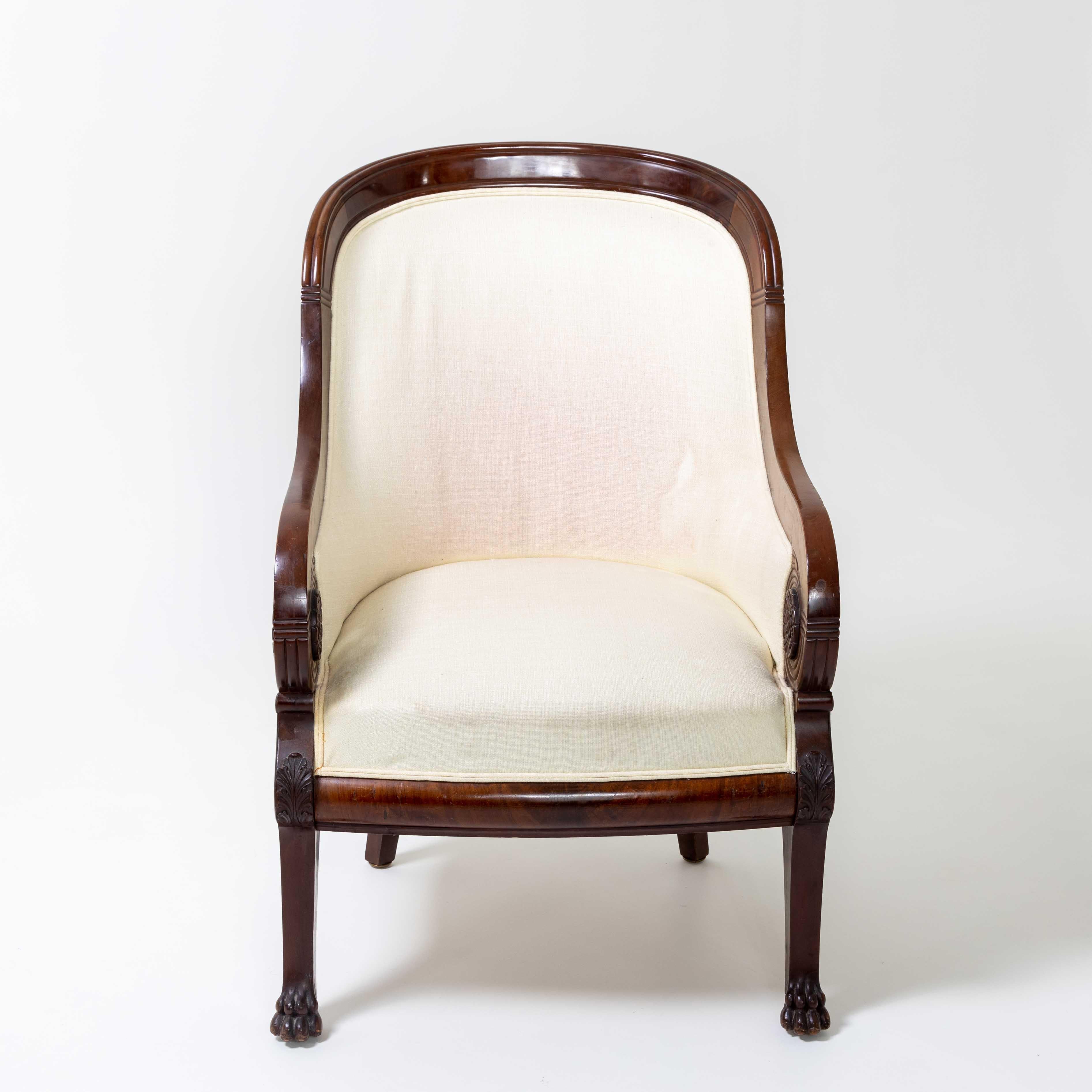 Bergère Armchair, early 19th century In Good Condition For Sale In Greding, DE