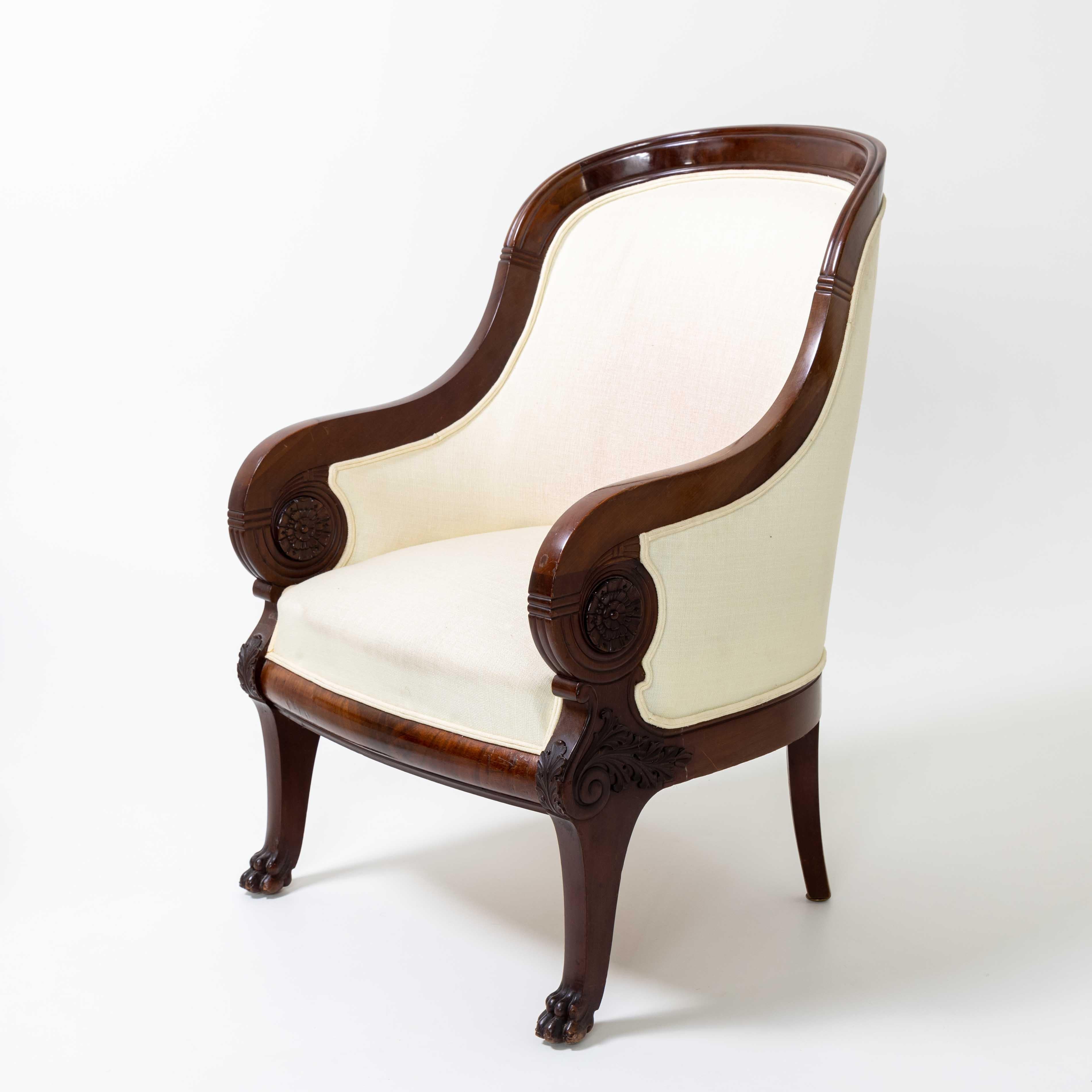 Bergère-Sessel, frühes 19. Jahrhundert im Angebot 2