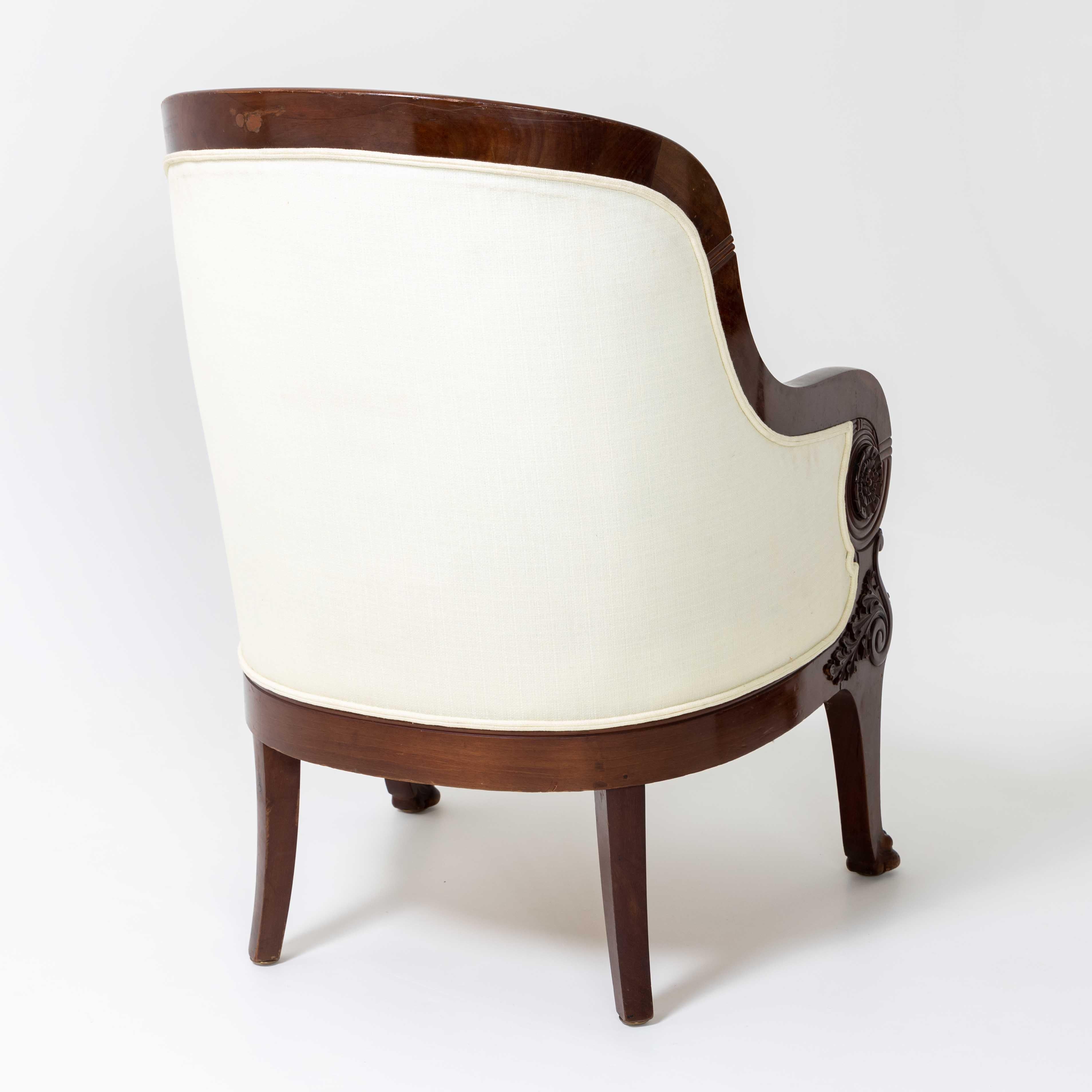 Bergère-Sessel, frühes 19. Jahrhundert im Angebot 4