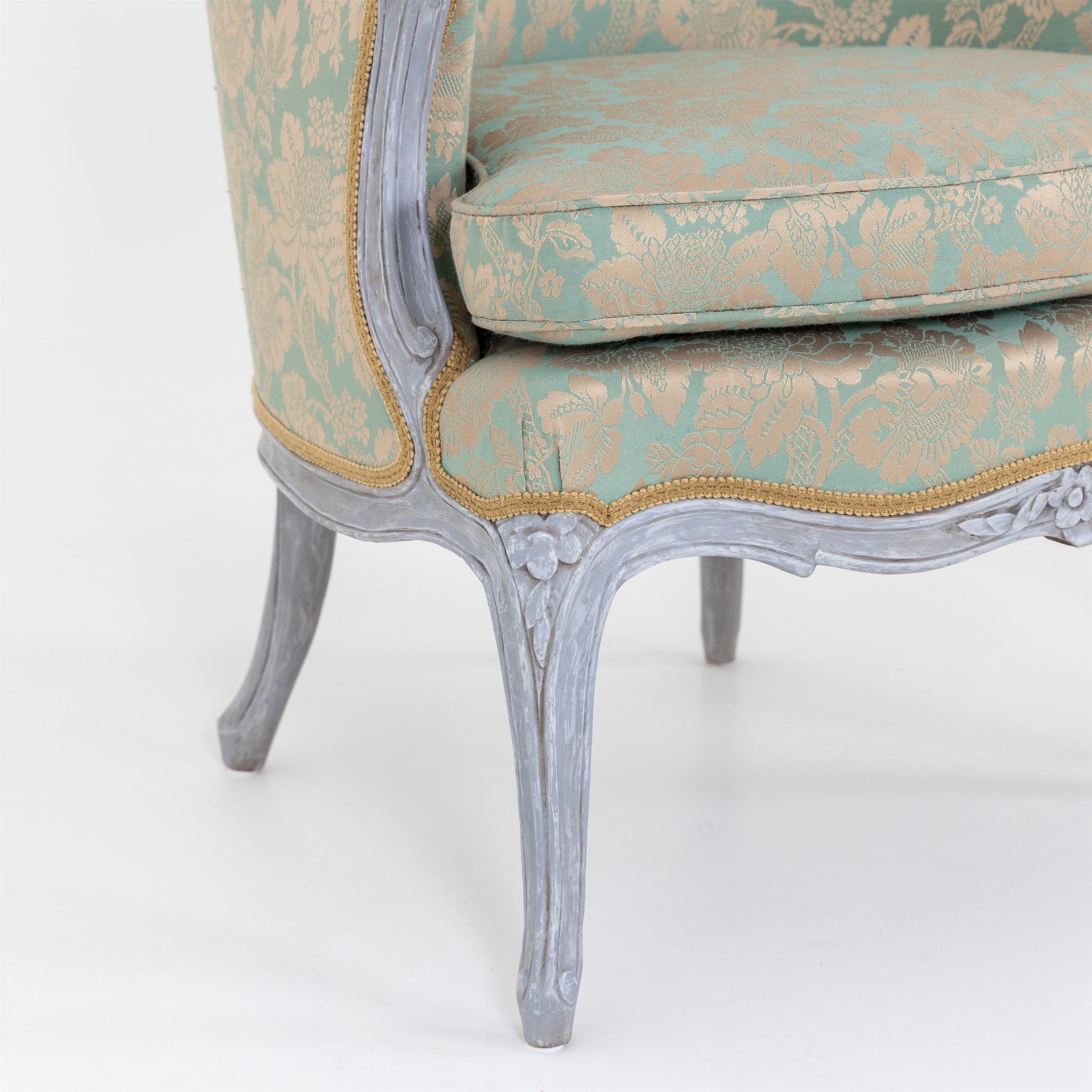 Bergere Chairs, Louis XV Style, 19th Century 6