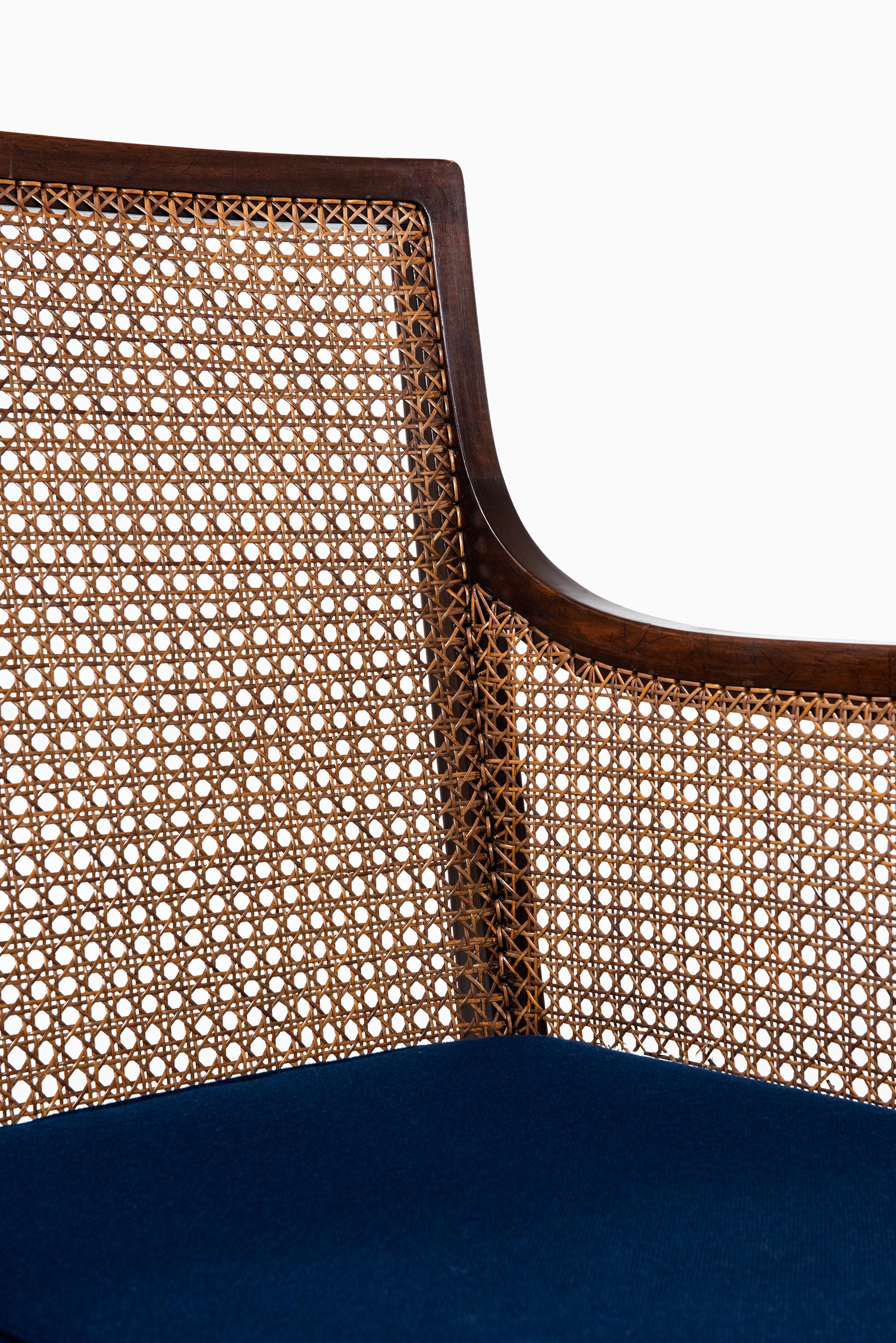 Mid-20th Century Bergère Sofa by Lysberg Hansen & Therp in Denmark