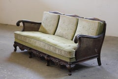 Bergere Sofa from 1900s, French Inspired, Danish Craftmanship