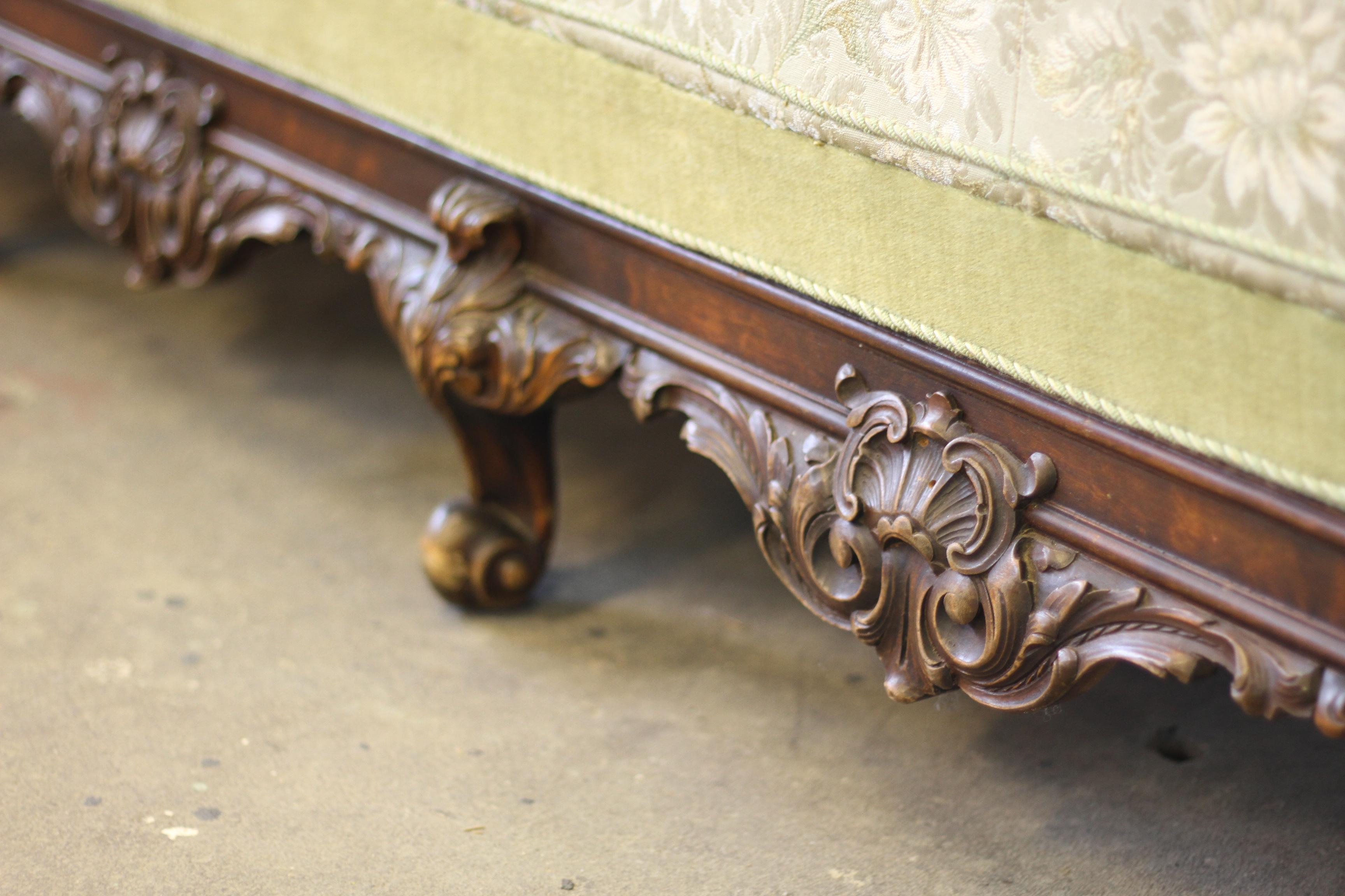 Canapé Bergere des années 1900, d'inspiration française, fabrication danoise en vente 1