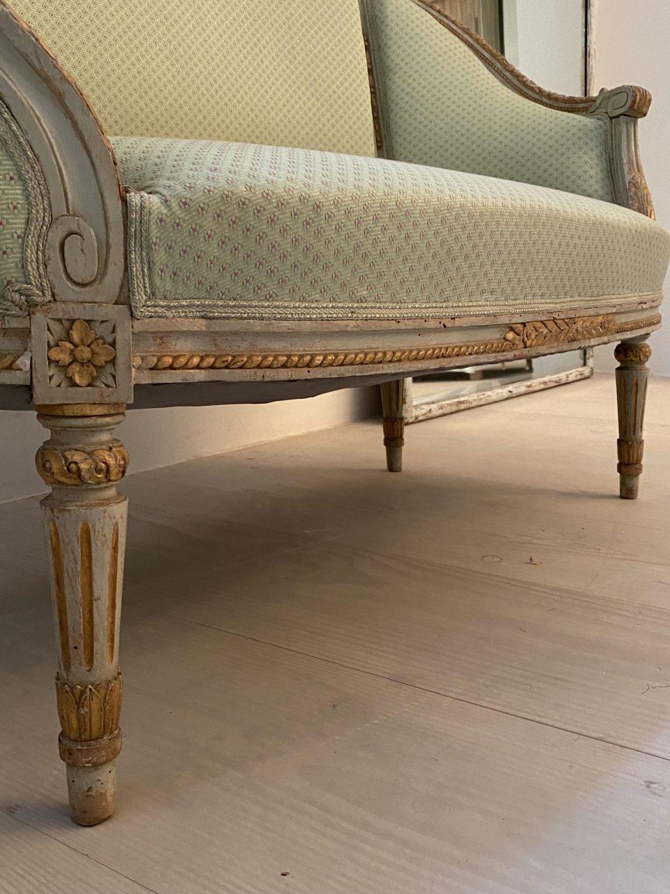 Bergére Sofa-Louis XVI Style-Mid 19th Century France 5