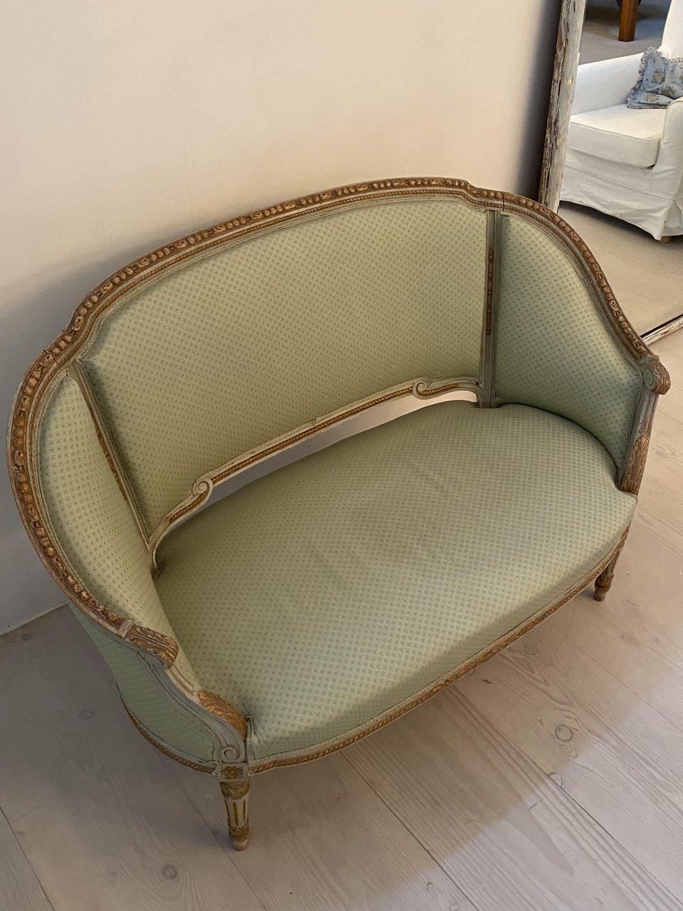 Bergére Sofa-Louis XVI Style-Mid 19th Century France 1