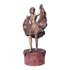 Bergman Bronze Female Dancer