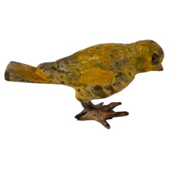 Bergman Stil Österreichische Kaltbemalte Bronze Skulptur Vogel