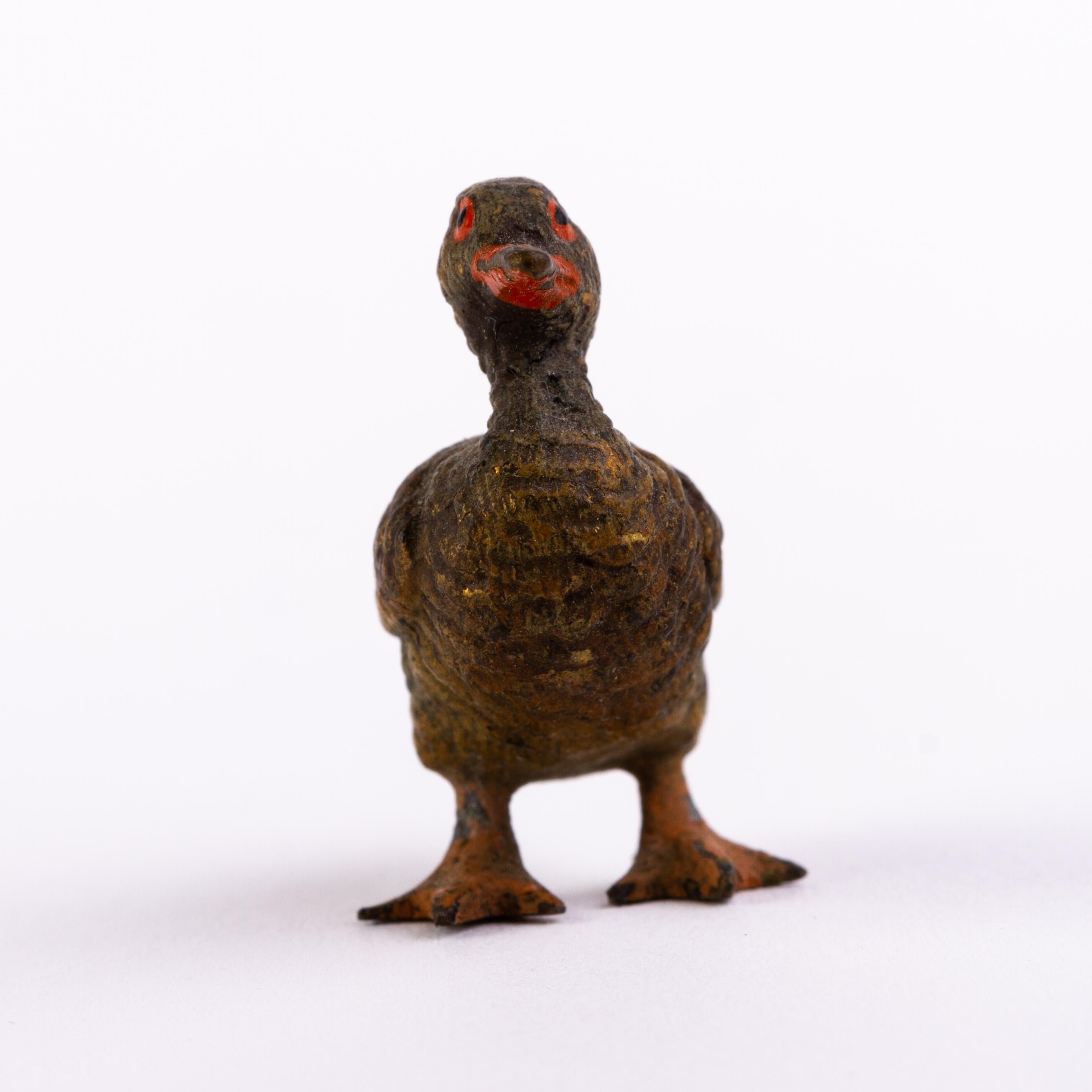 In good condition
From a private collection
Free international shipping
Bergman Style Austrian Cold Painted Bronze Sculpture Duck