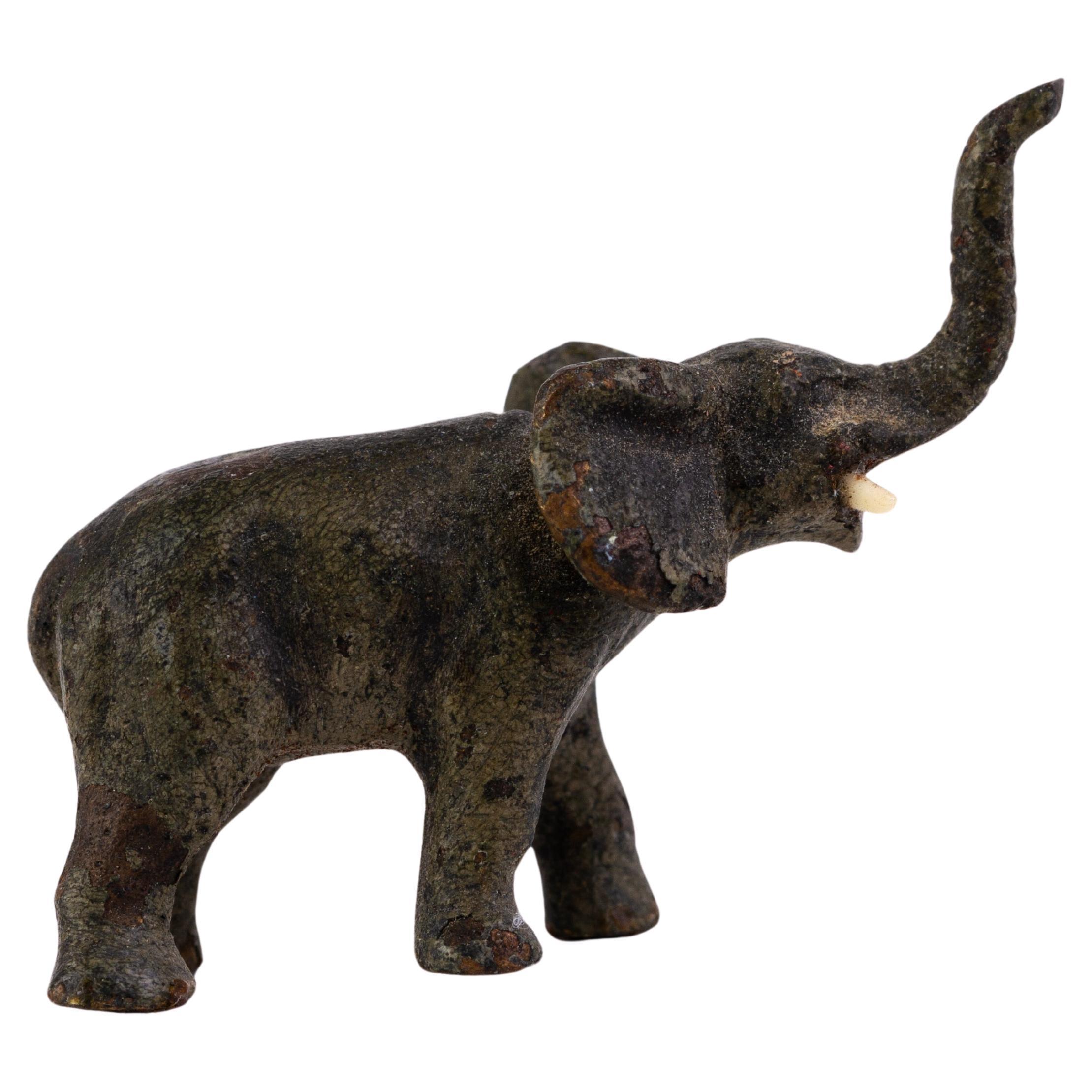 Bergman Style Austrian Cold Painted Bronze Sculpture Elephant