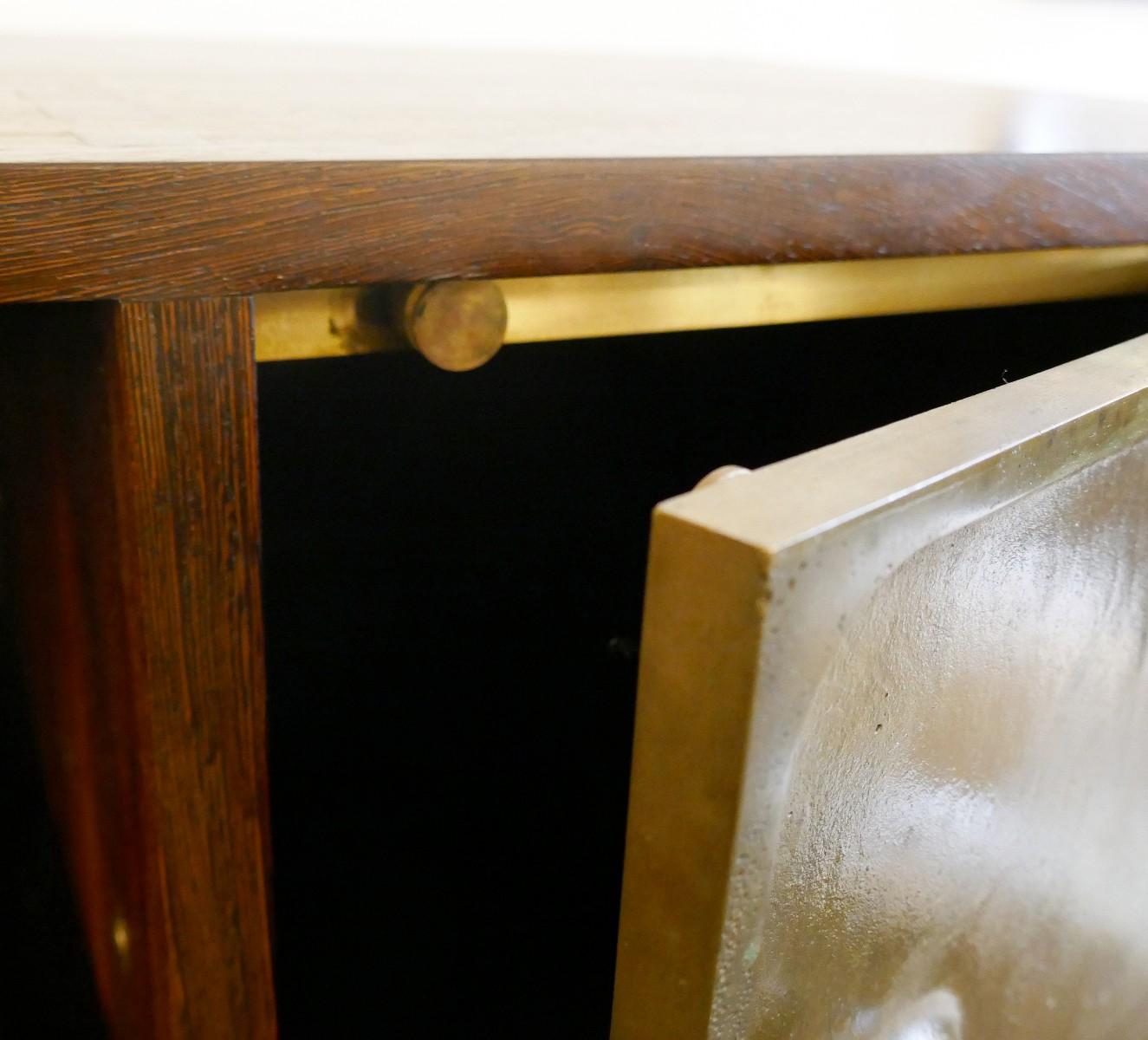 Bergwood Cabinet with Bronze Doors by Antoine Callebaut 1