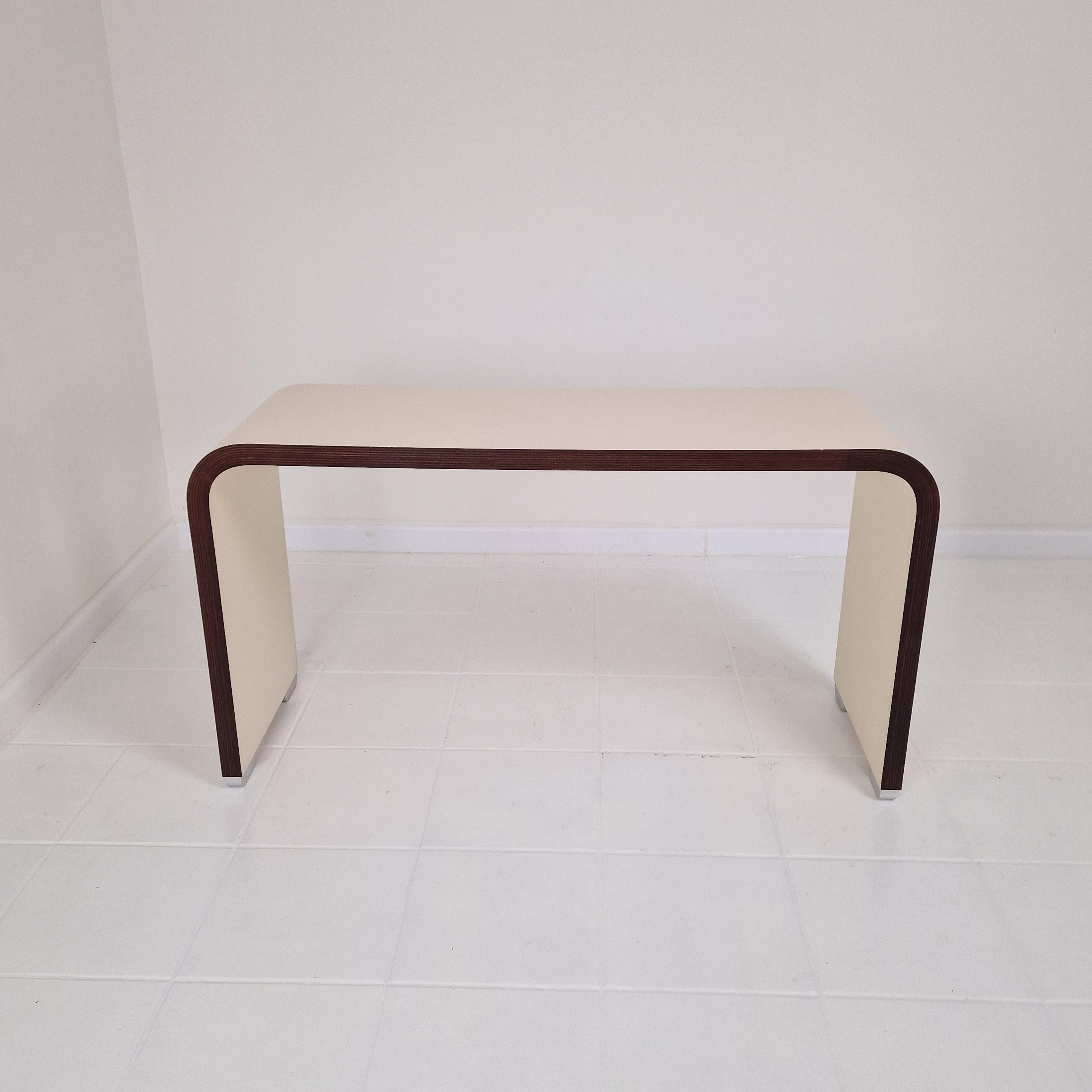 Bergwood Console Table or Writing Desk Jules Wabbes, Belgium 1970's 3