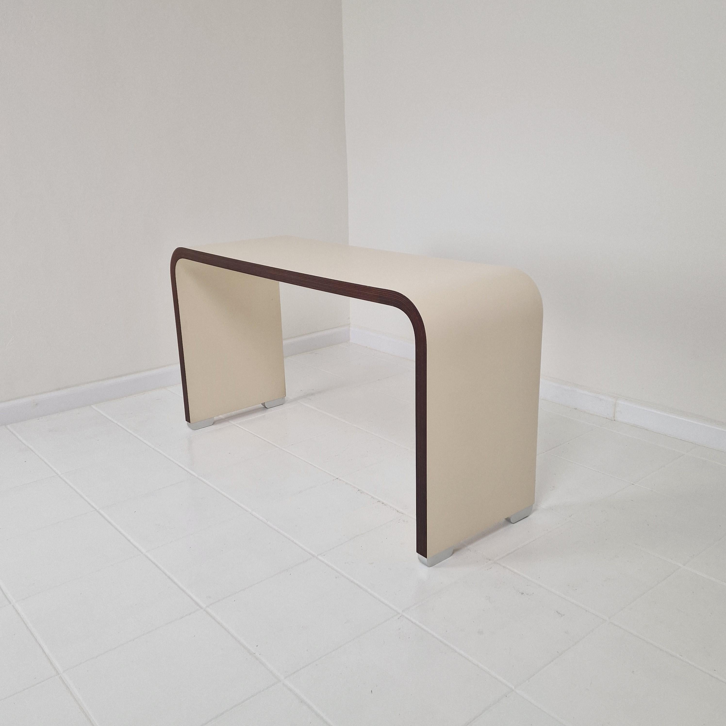 Bergwood Console Table or Writing Desk Jules Wabbes, Belgium 1970's 4