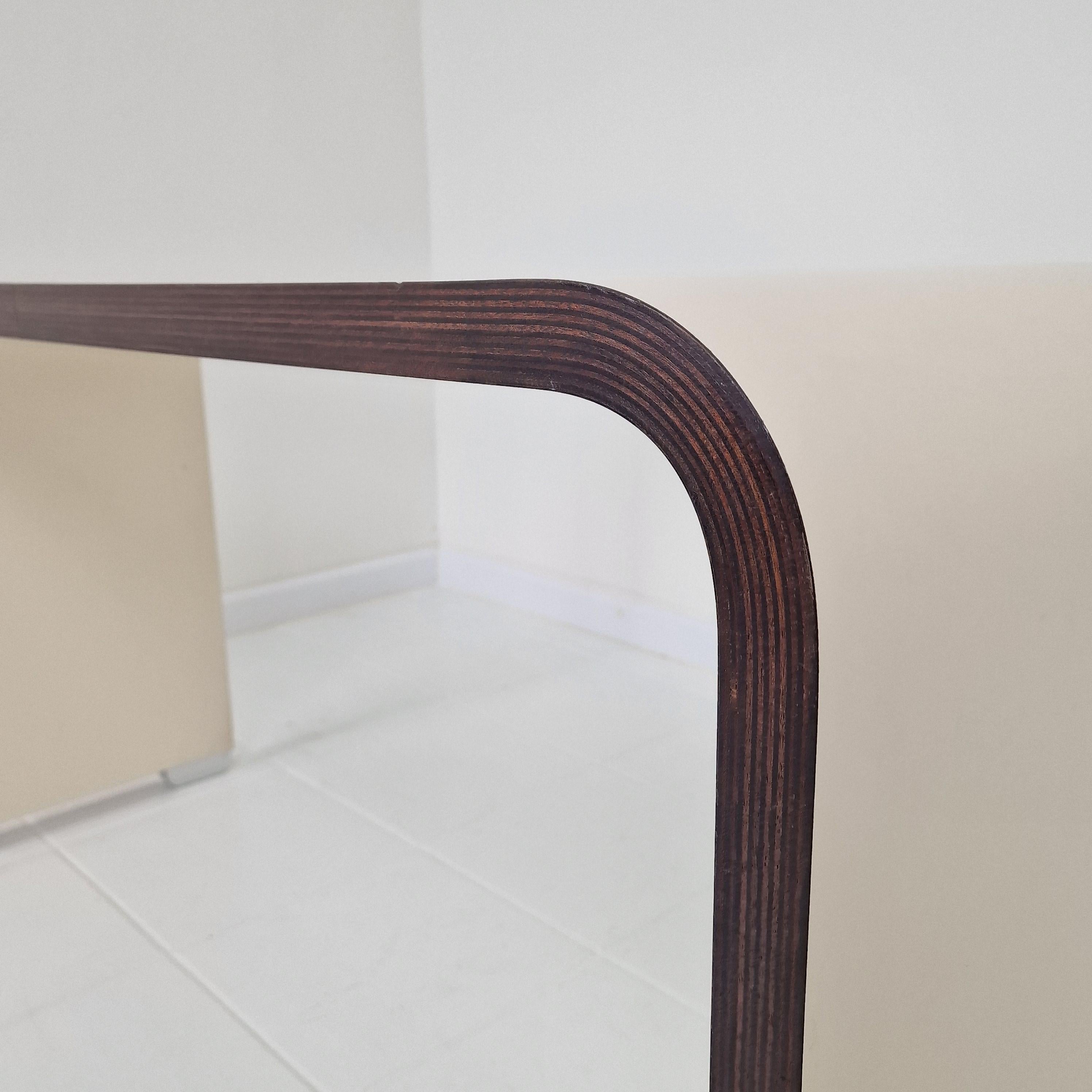 Bergwood Console Table or Writing Desk Jules Wabbes, Belgium 1970's 5