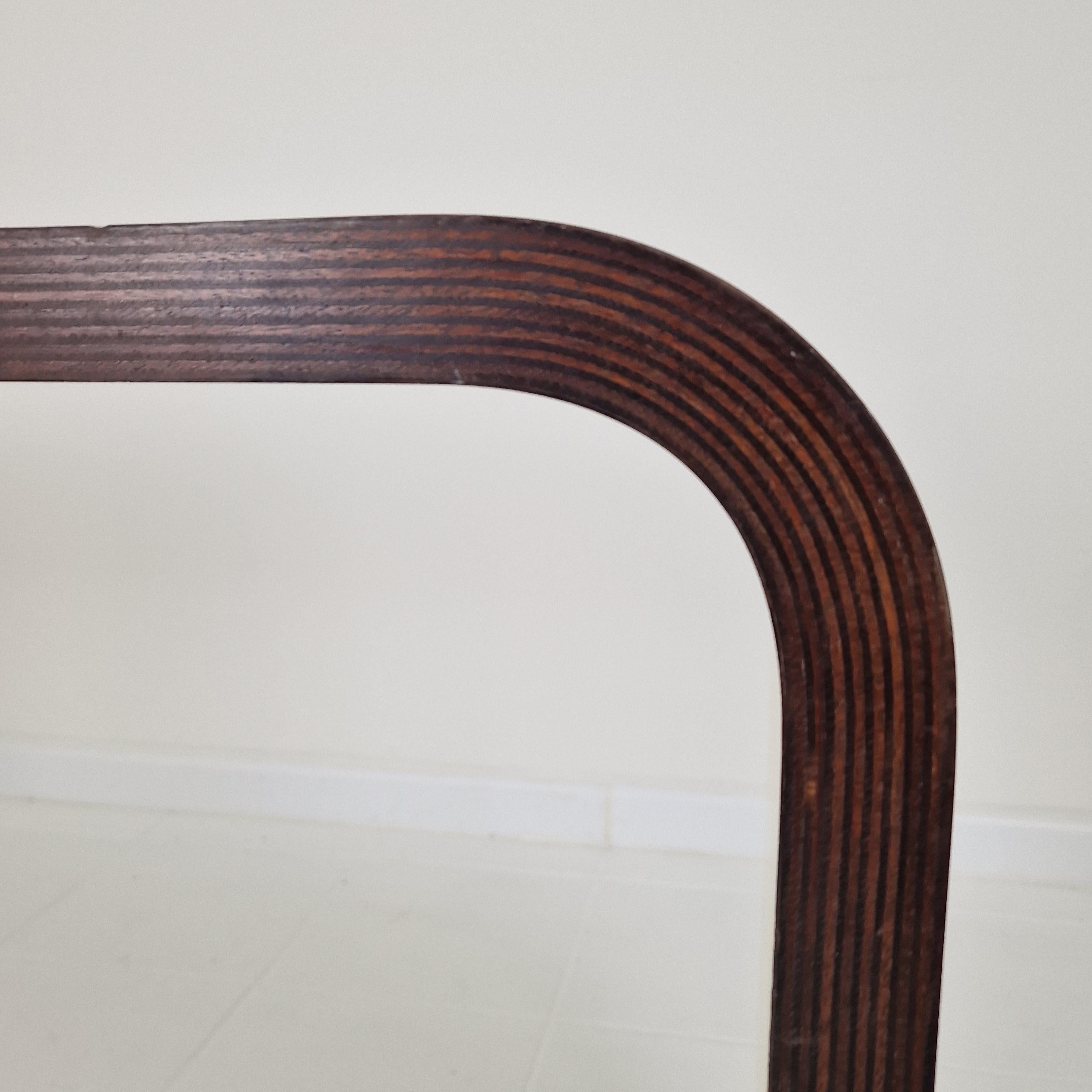 Bergwood Console Table or Writing Desk Jules Wabbes, Belgium 1970's 6