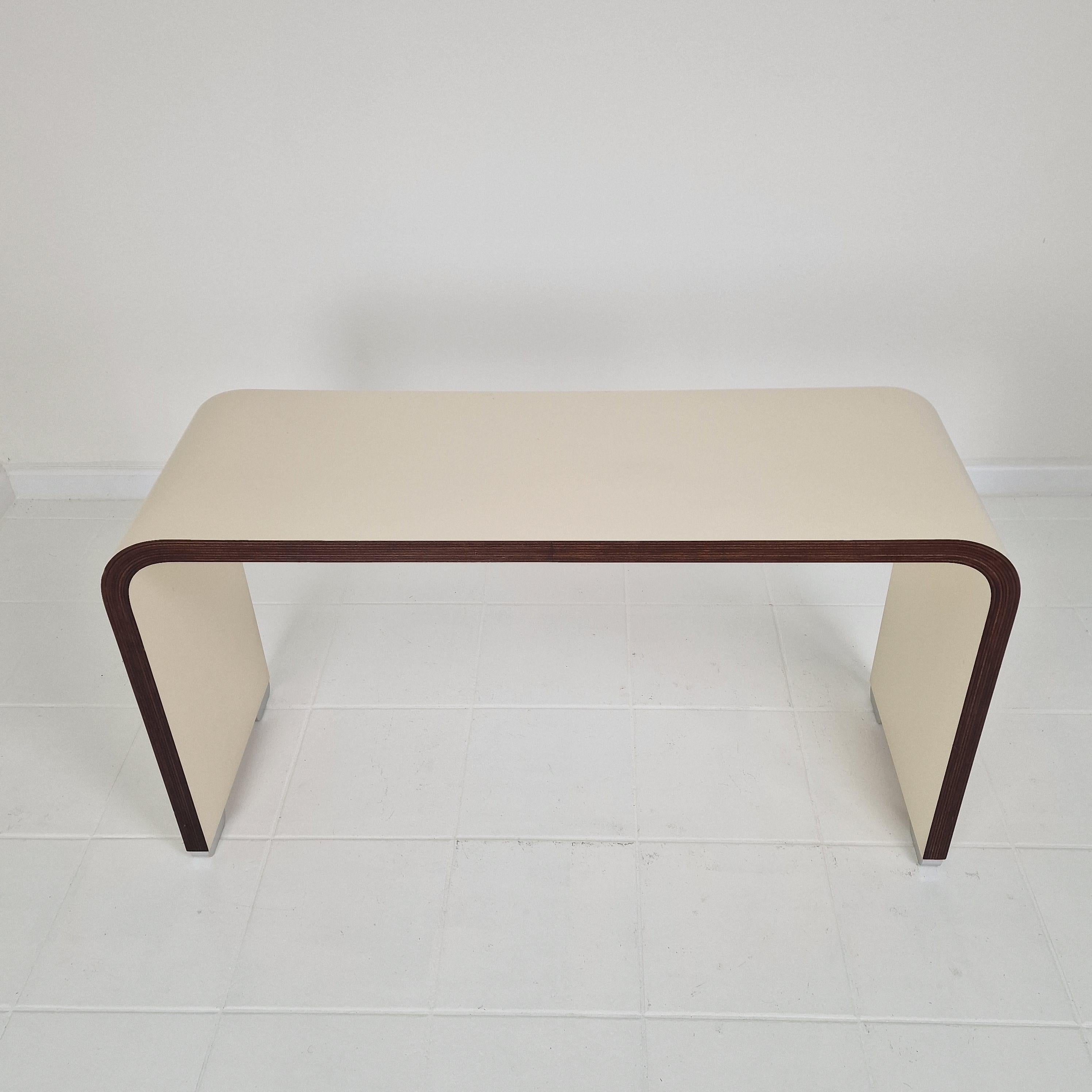 Bergwood Console Table or Writing Desk Jules Wabbes, Belgium 1970's 1