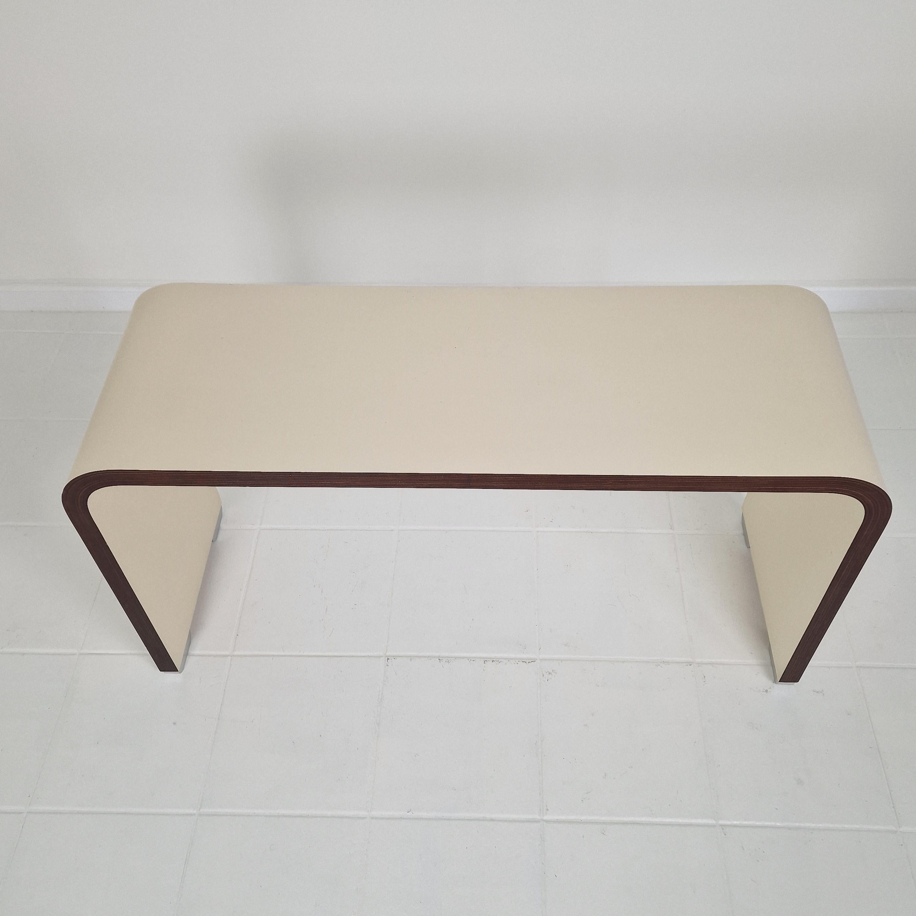 Bergwood Console Table or Writing Desk Jules Wabbes, Belgium 1970's 2
