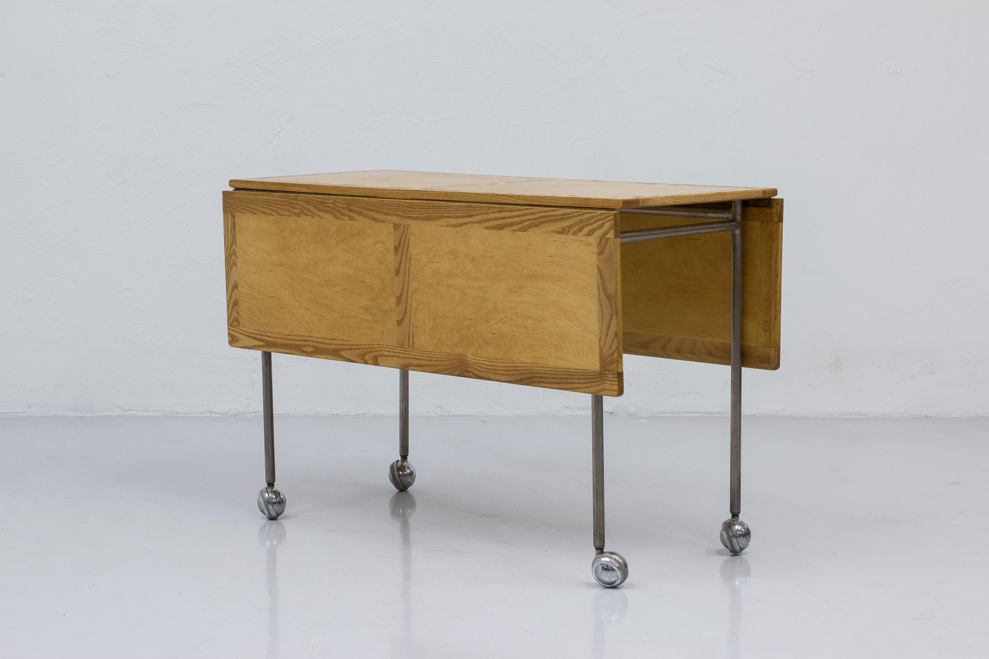 Ausziehbarer Tisch „Berit“ aus Eschenholz von Bruno Mathsson, Schwedische Moderne, 1950er Jahre im Angebot 5