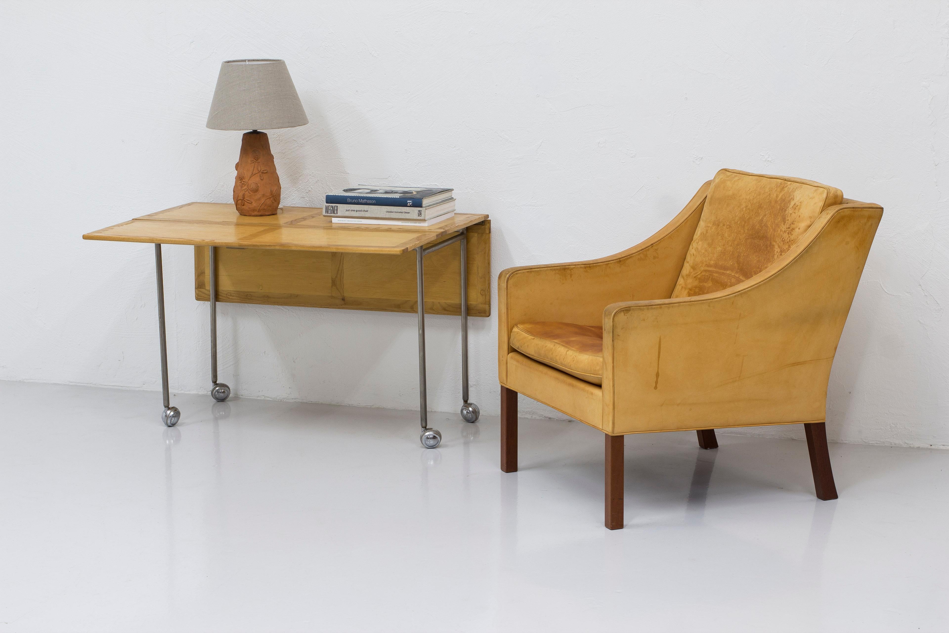 Ausziehbarer Tisch „Berit“ aus Eschenholz von Bruno Mathsson, Schwedische Moderne, 1950er Jahre im Angebot 7