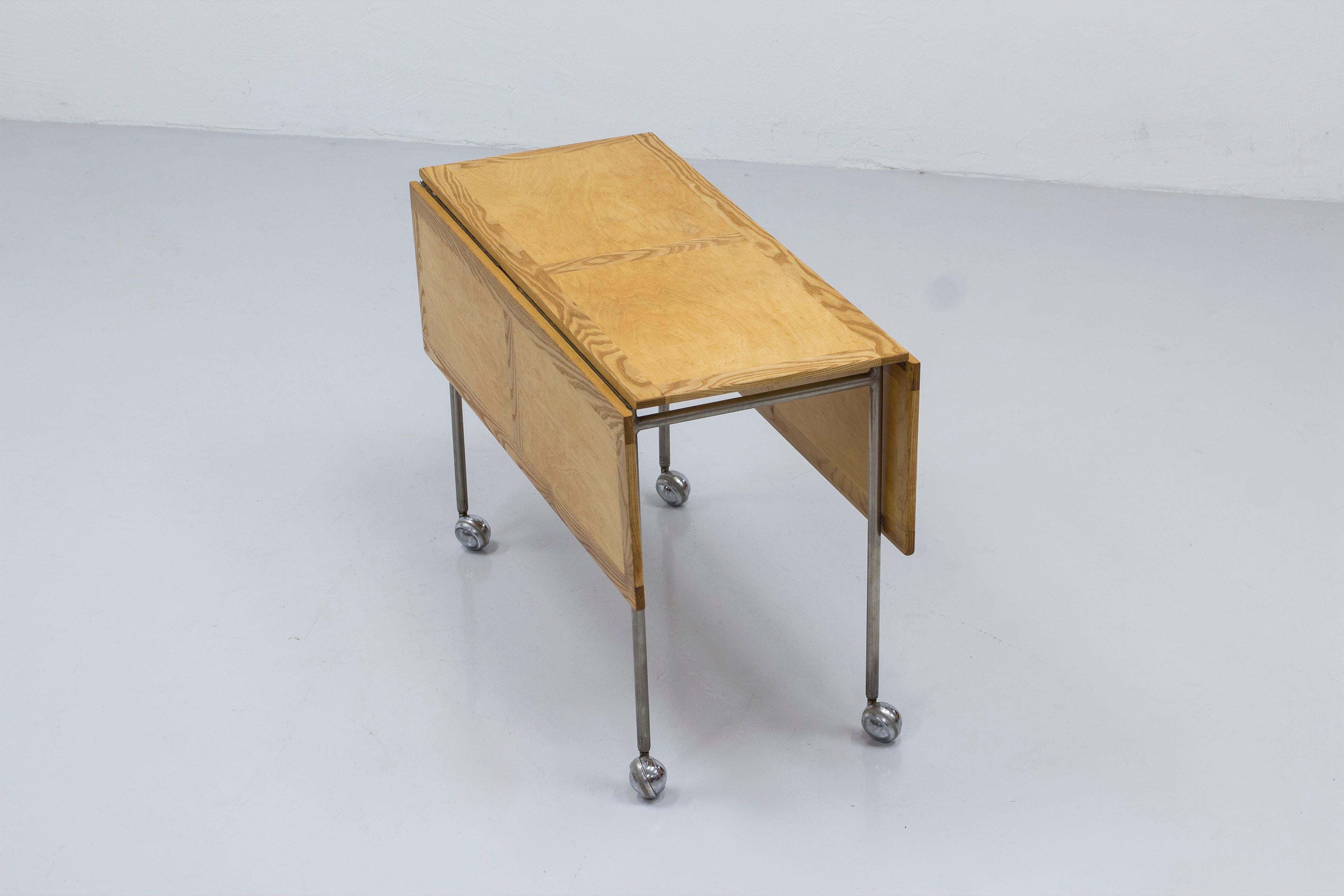 Ausziehbarer Tisch „Berit“ aus Eschenholz von Bruno Mathsson, Schwedische Moderne, 1950er Jahre (Skandinavische Moderne) im Angebot