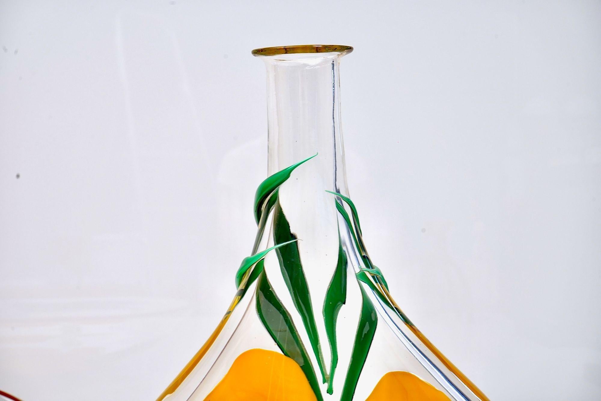 Berit Johansson para Pauly Jarrón y cuenco de Murano Diseño de capuchina en venta 5