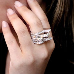 Berjani 'Waves' DGA Supreme & Red Carpet Award Winner 4.20cts Diamond Ring