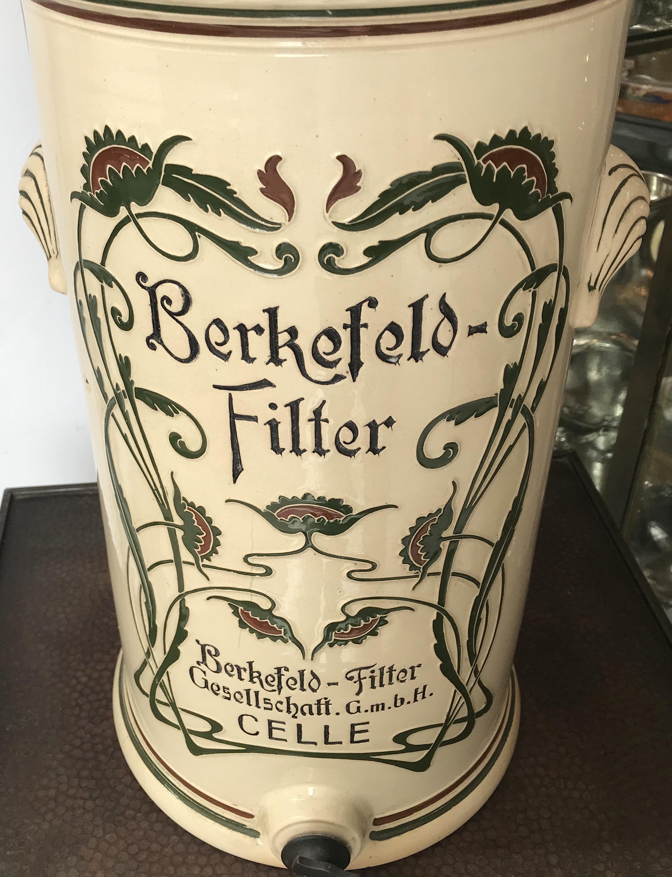 Berkefeld Filter Gesellschaft G.M.B.H. Ce, Jugendstil, Art Nouveau, Liberty, 1900 in vendita 6