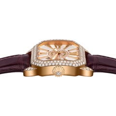 Berkeley 40 Luxury Diamond Watch for Men and Women, Rose Gold