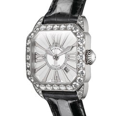 Berkeley 40 Luxury Diamond Watch for Men and Women, 18 Karat White Gold