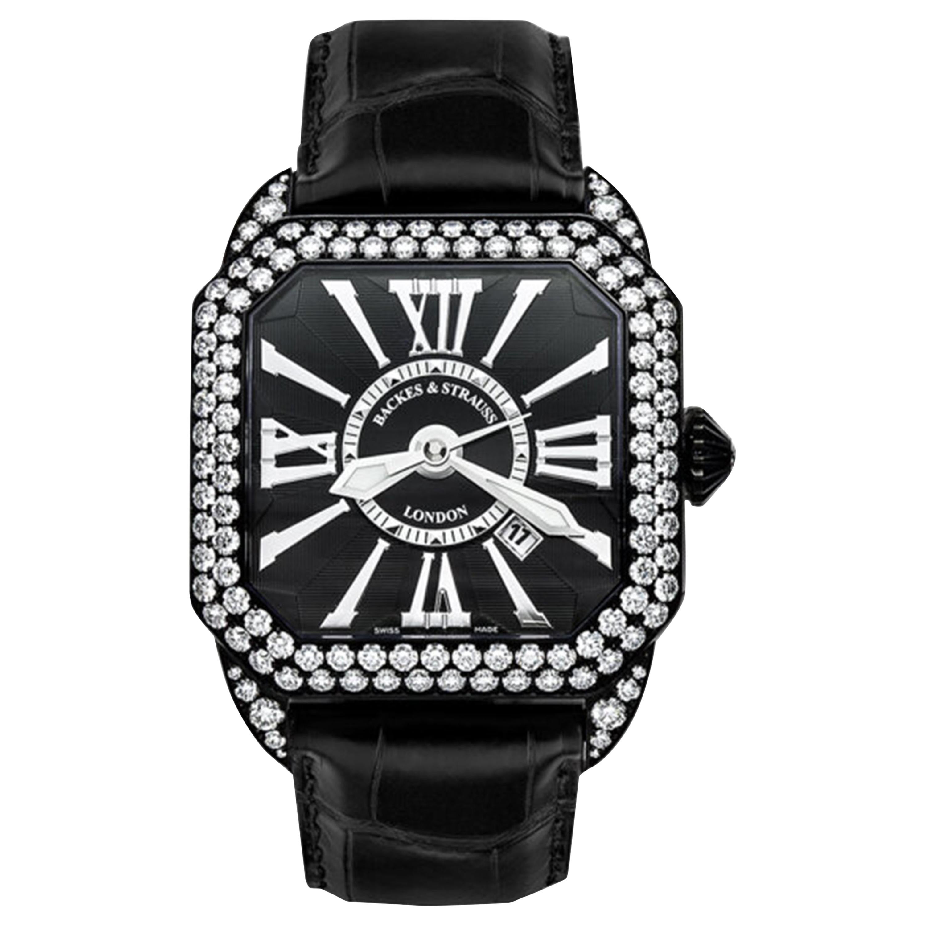 Berkeley Diamond Knight 43 Berkeley 40 Luxury Diamond Watch for Men and Women For Sale