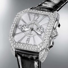 Berkeley Steel Chronograph 43 Luxury Diamond Watch for Men, Steel