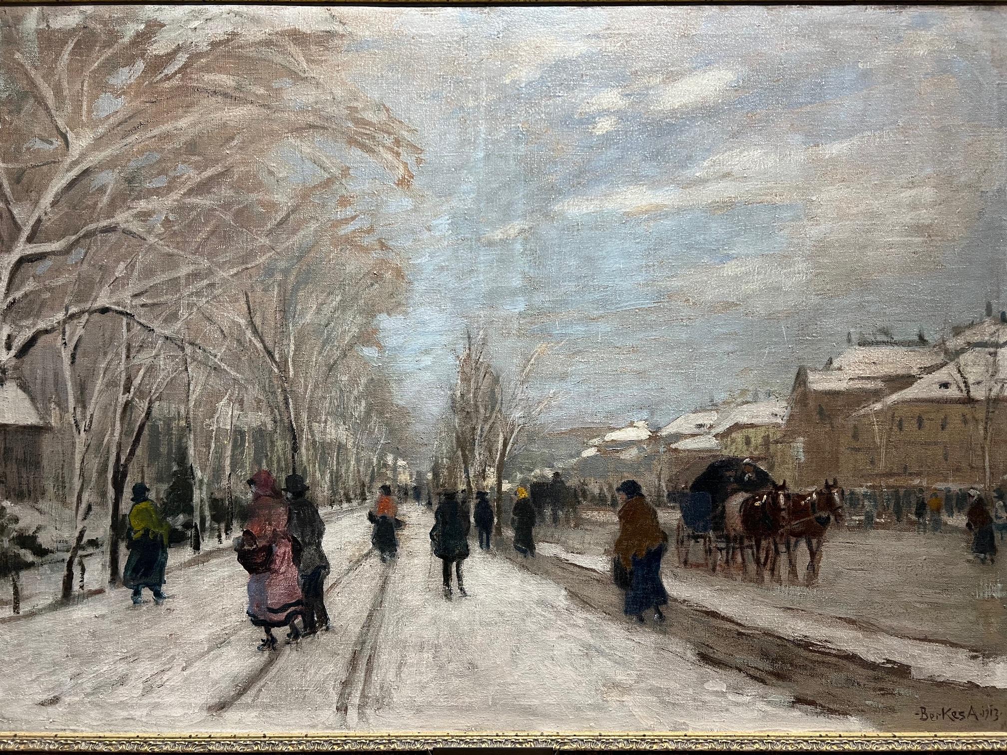 Winter Street Scene For Sale 2