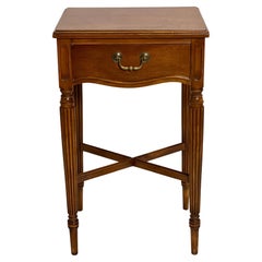 Berkey and Gay Louis XVI Style Walnut Side Table or Stand
