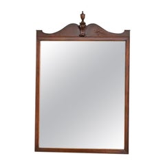 Berkey & Gay Antique Georgian Burled Walnut Framed Wall Mirror, Circa 1920s