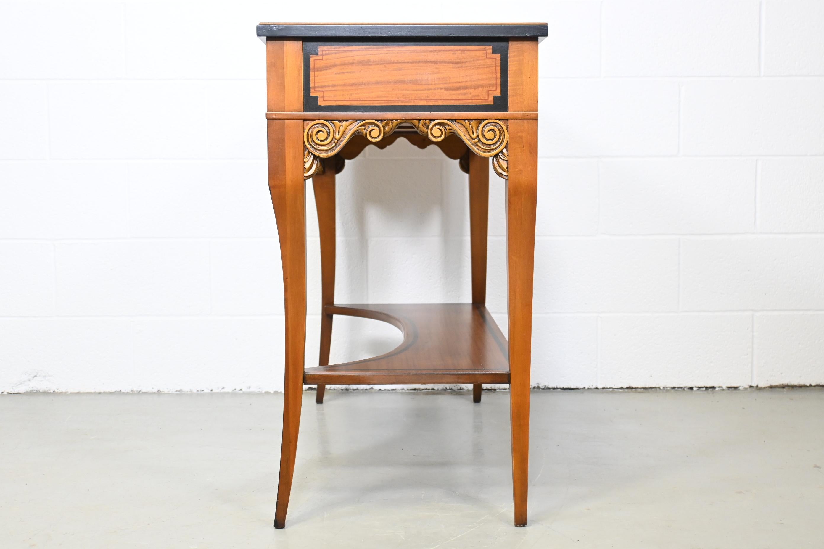 Wood Berkey & Gay Furniture Console Table
