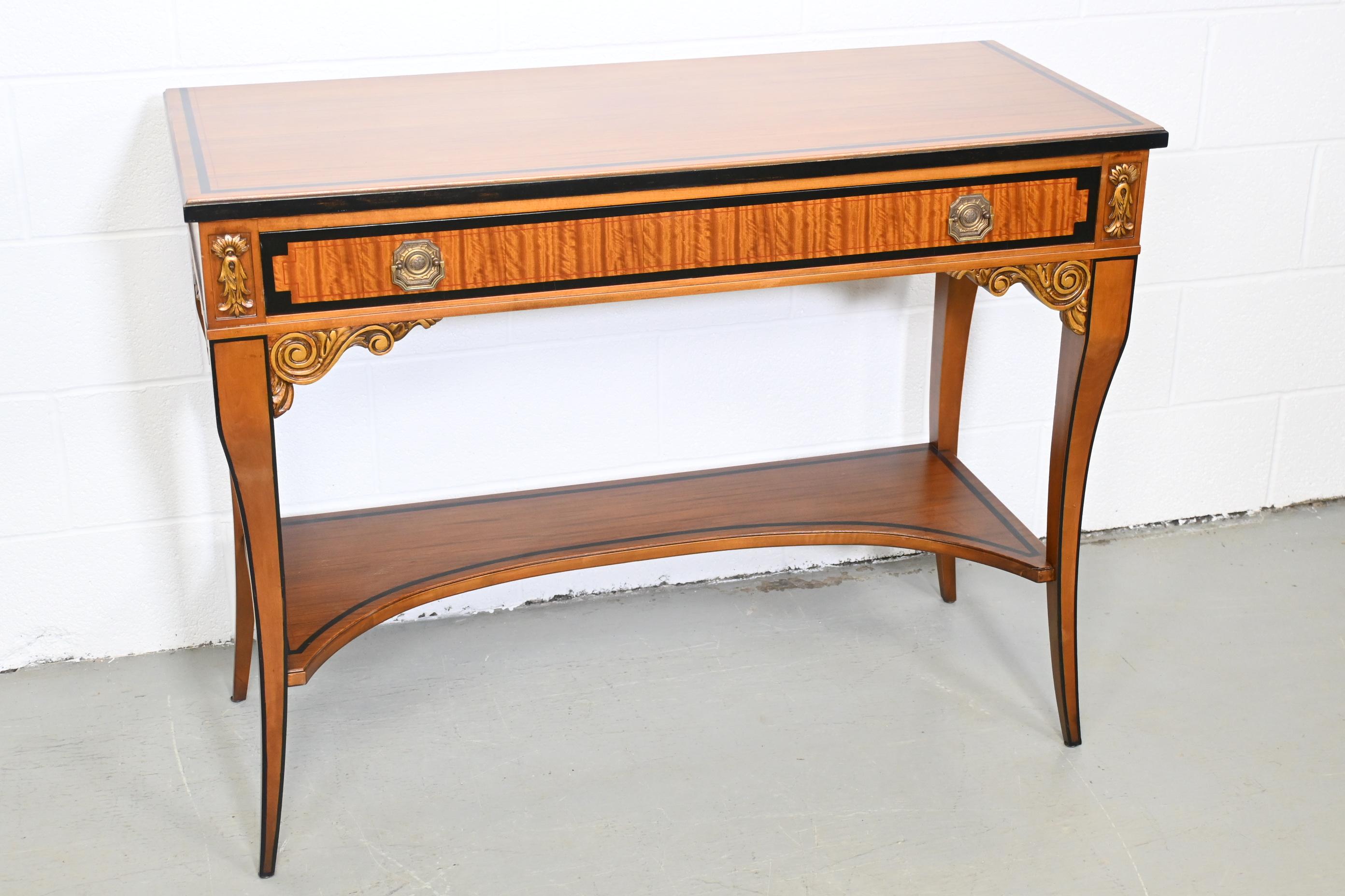 Neoclassical Berkey & Gay Furniture Console Table