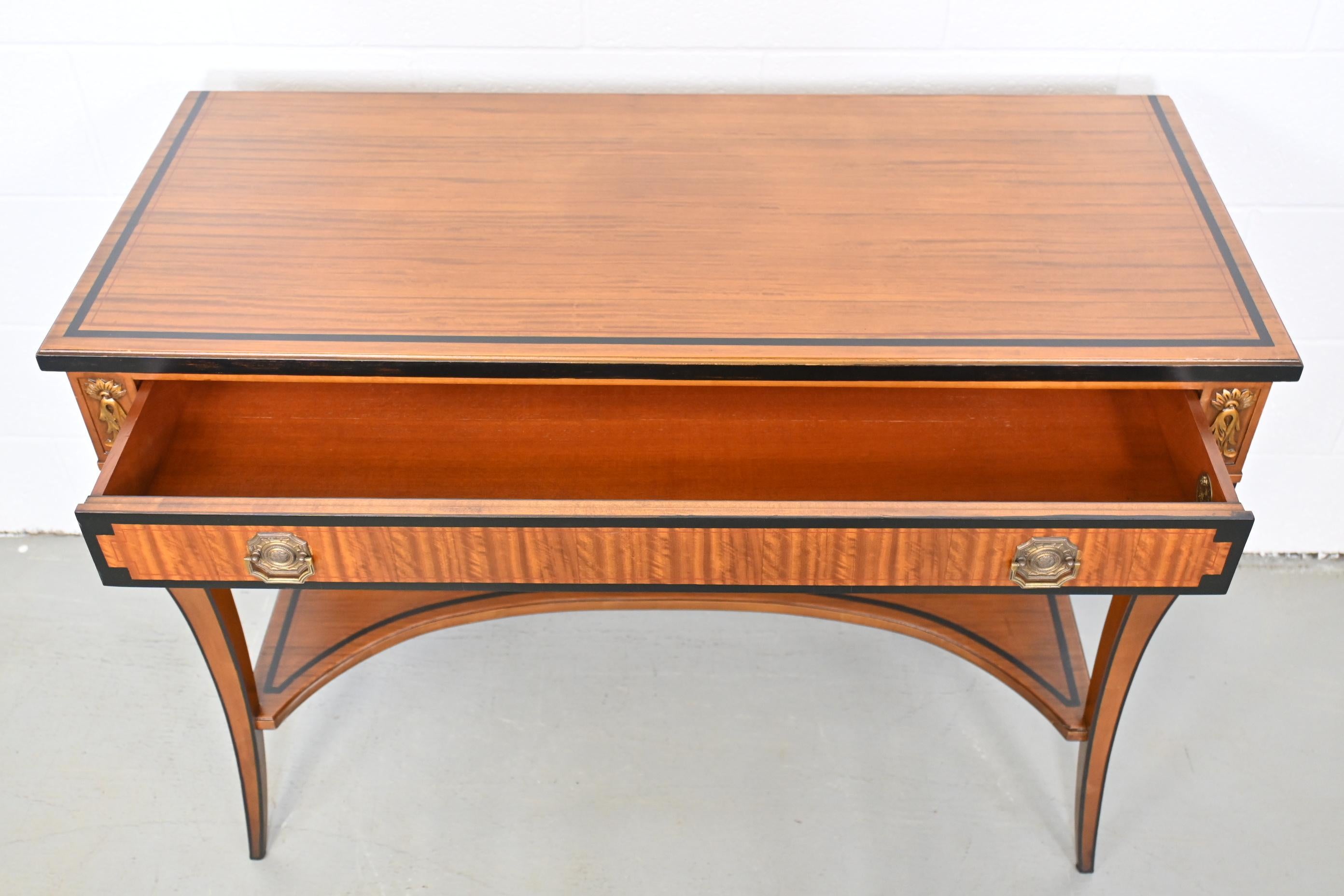 Lacquered Berkey & Gay Furniture Console Table