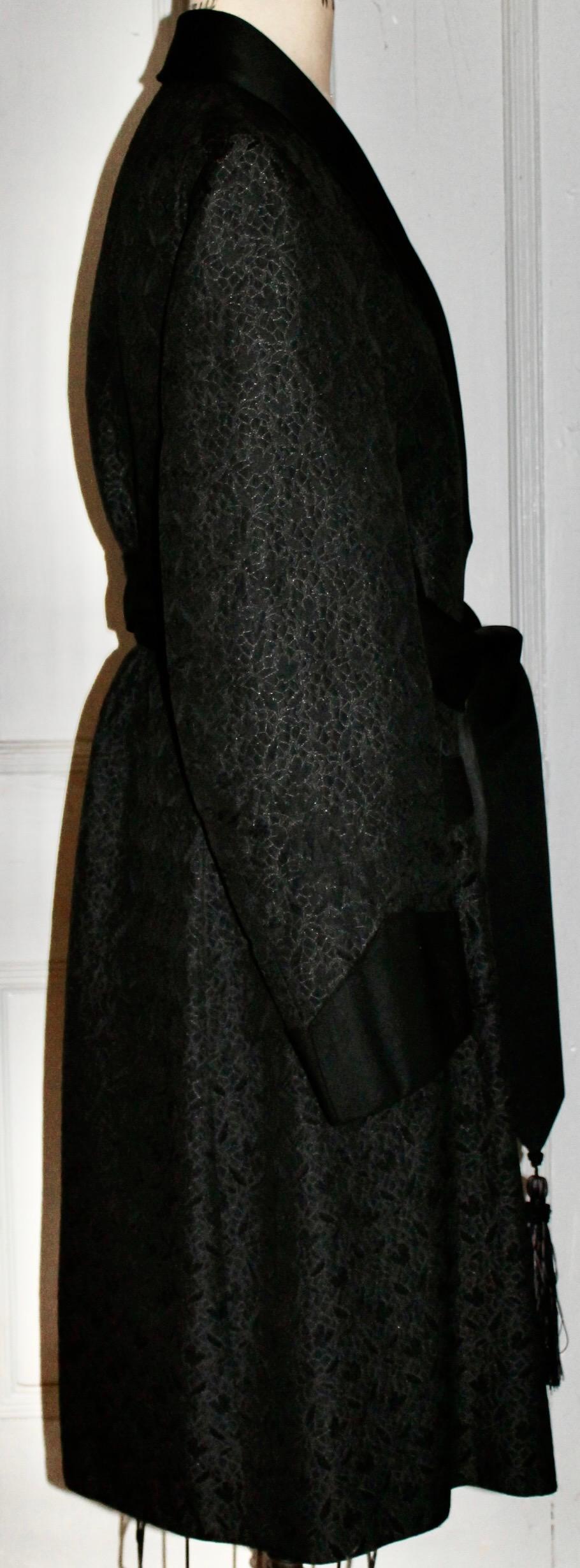 Berkey Merwin Silk Brocade Smoking Coat 1923 For Sale 1