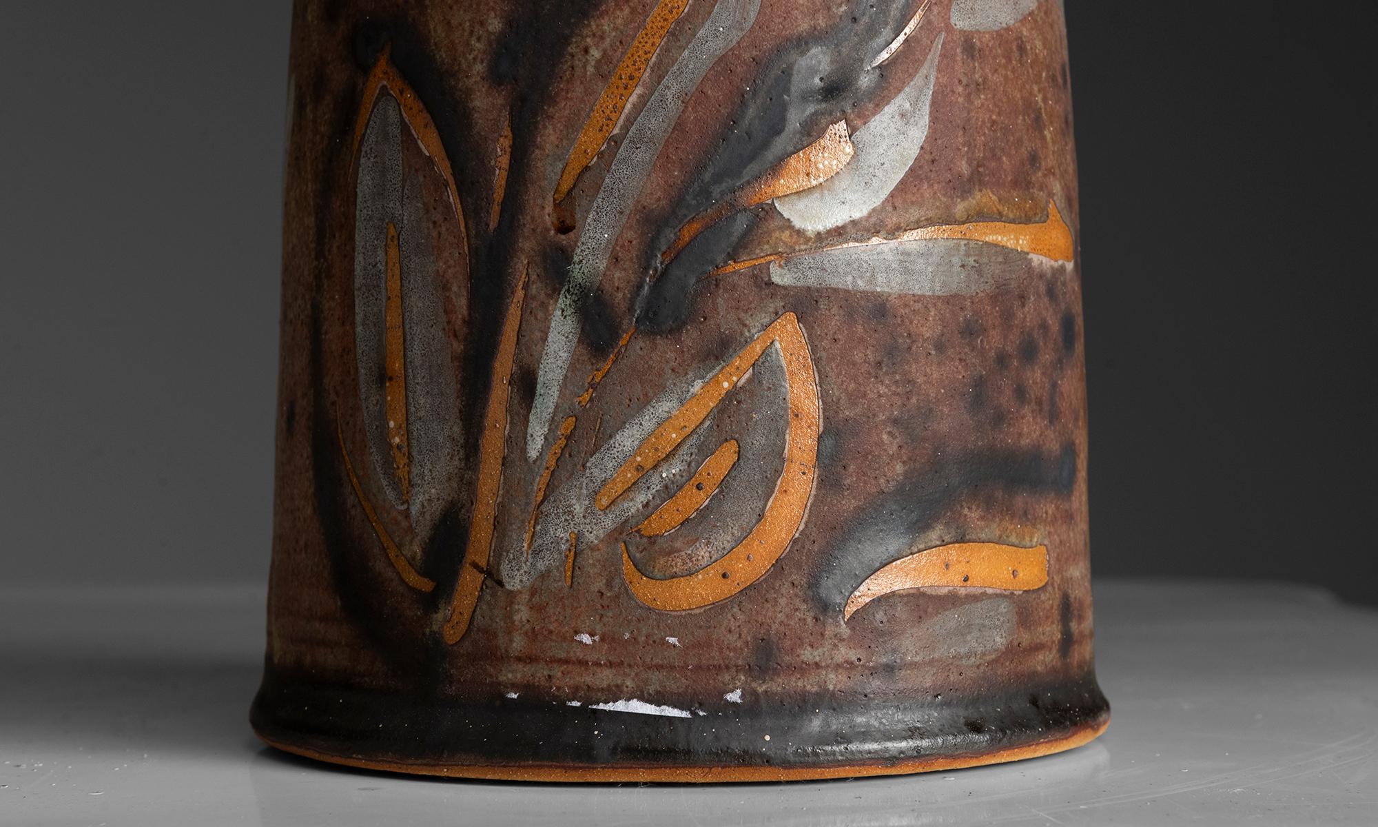 Lámparas modernas Berkshire Studio Pottery, Inglaterra circa 1960 mediados del siglo XX en venta