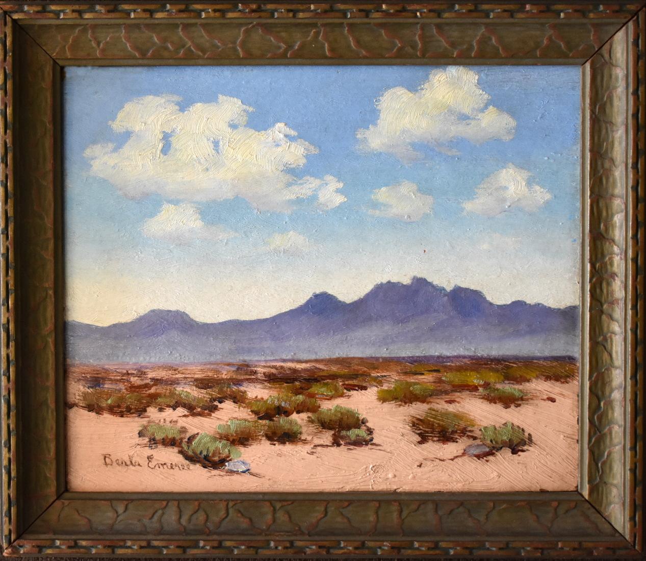 Berla Emeree Landscape Painting - "West Texas Desert"    El Paso Artist