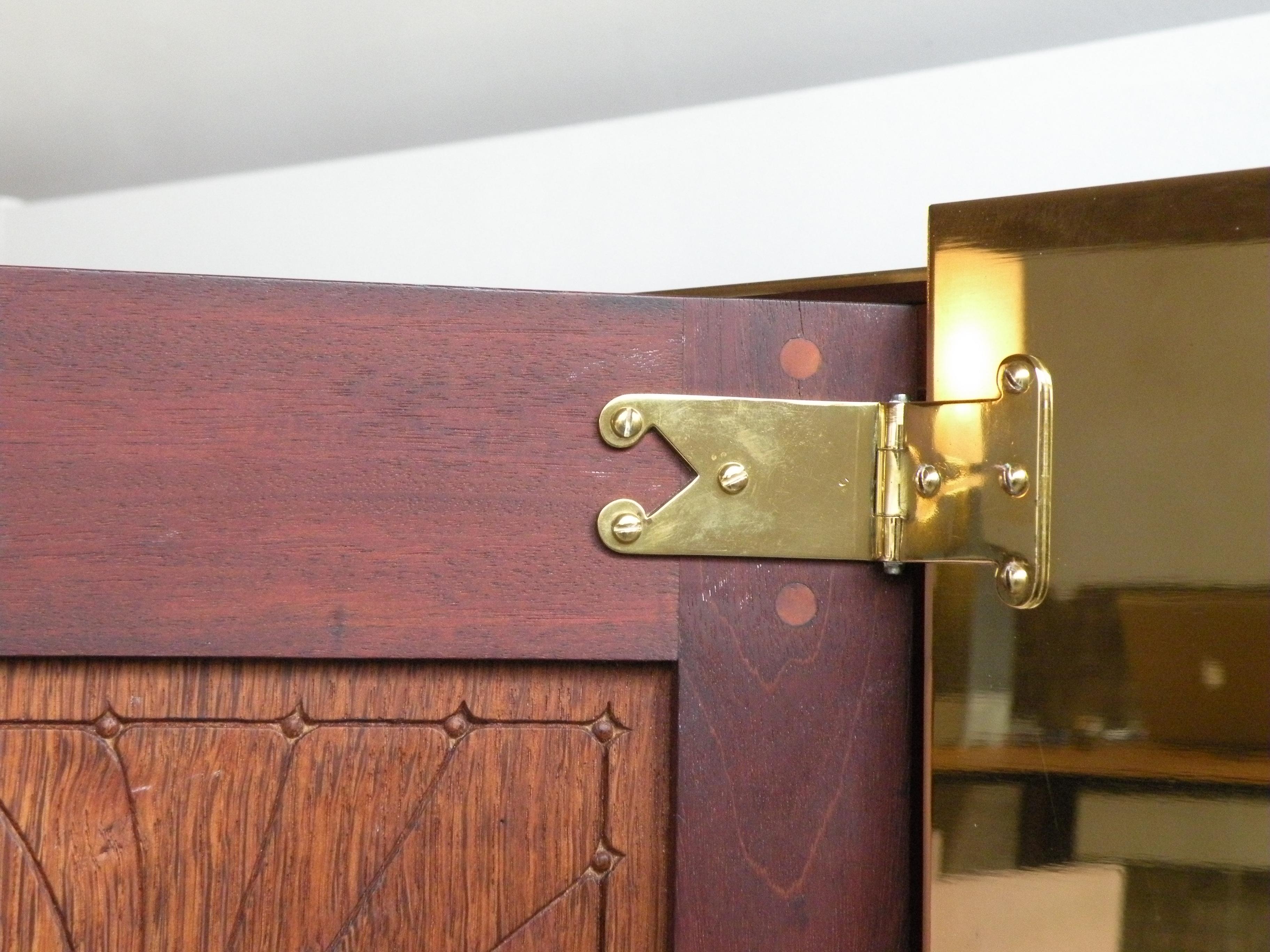 Berlage's Doors, Cabinet with Original Stamped Doors from Opus 14 Cabinet For Sale 4