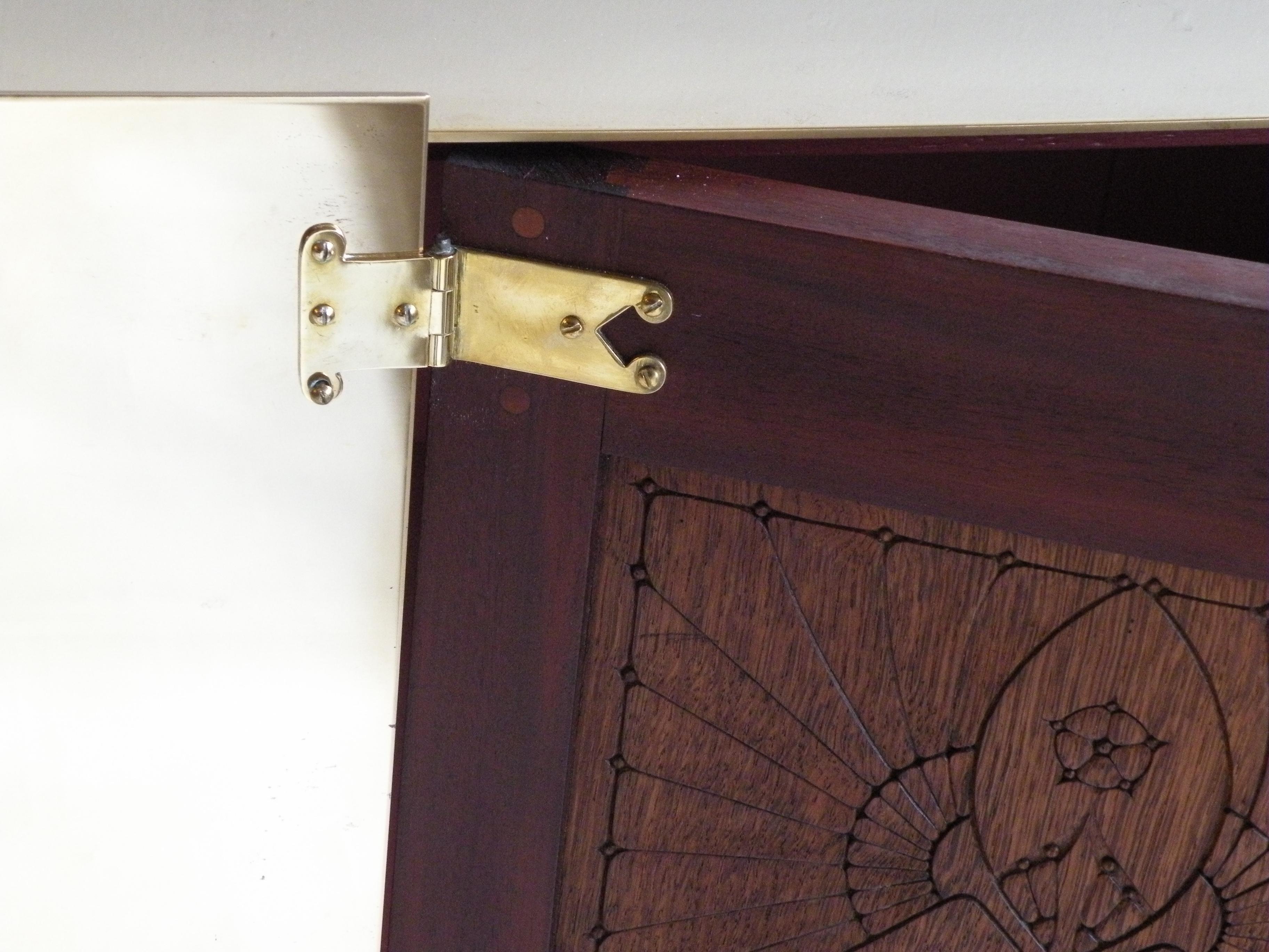 Berlage's Doors, Cabinet with Original Stamped Doors from Opus 14 Cabinet For Sale 5